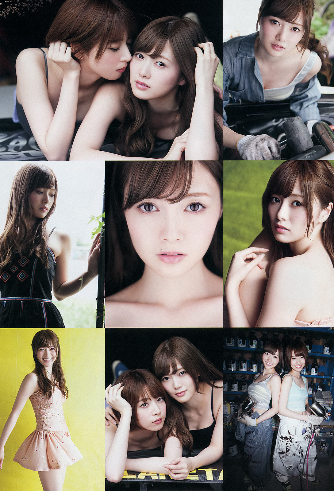 [Weekly Big Comic Spirits] 2015年No.31 橋本奈々未 白石麻衣_第3张