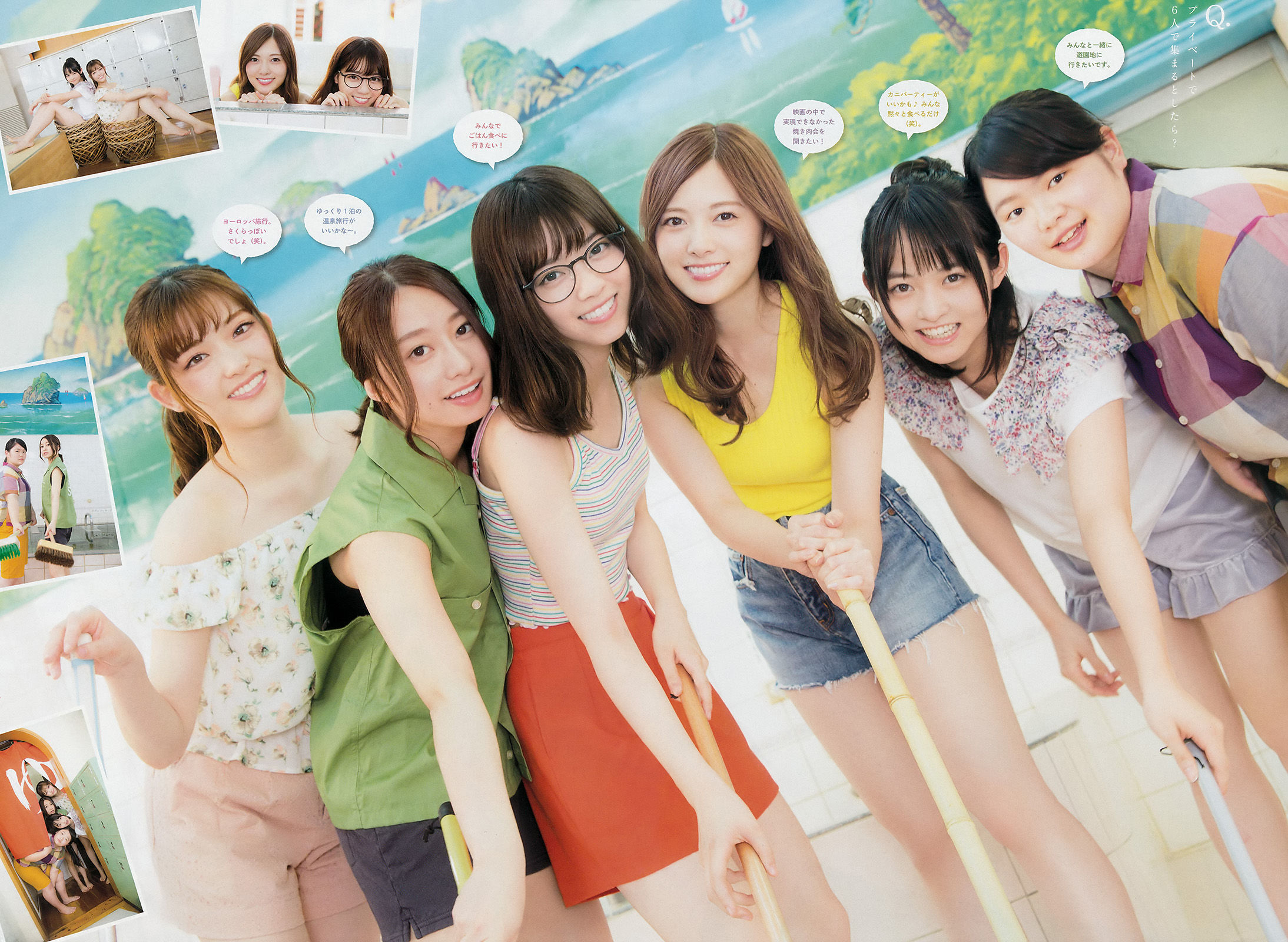 [Weekly Big Comic Spirits] 2017年No.43 西野七瀬 白石麻衣_第5张