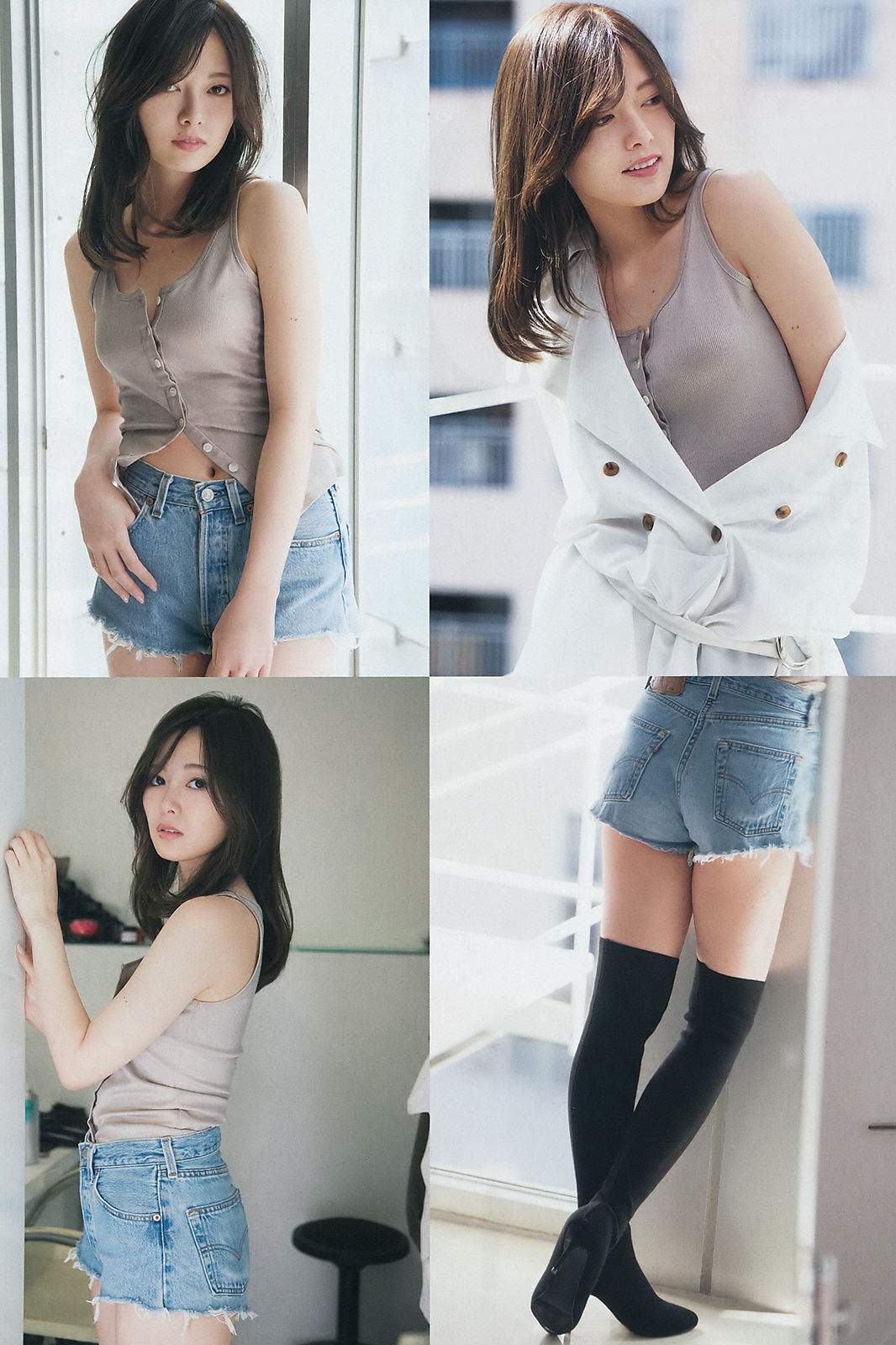 [Weekly Big Comic Spirits] 2018年No.20 白石麻衣 モトーラ世理奈_第3张