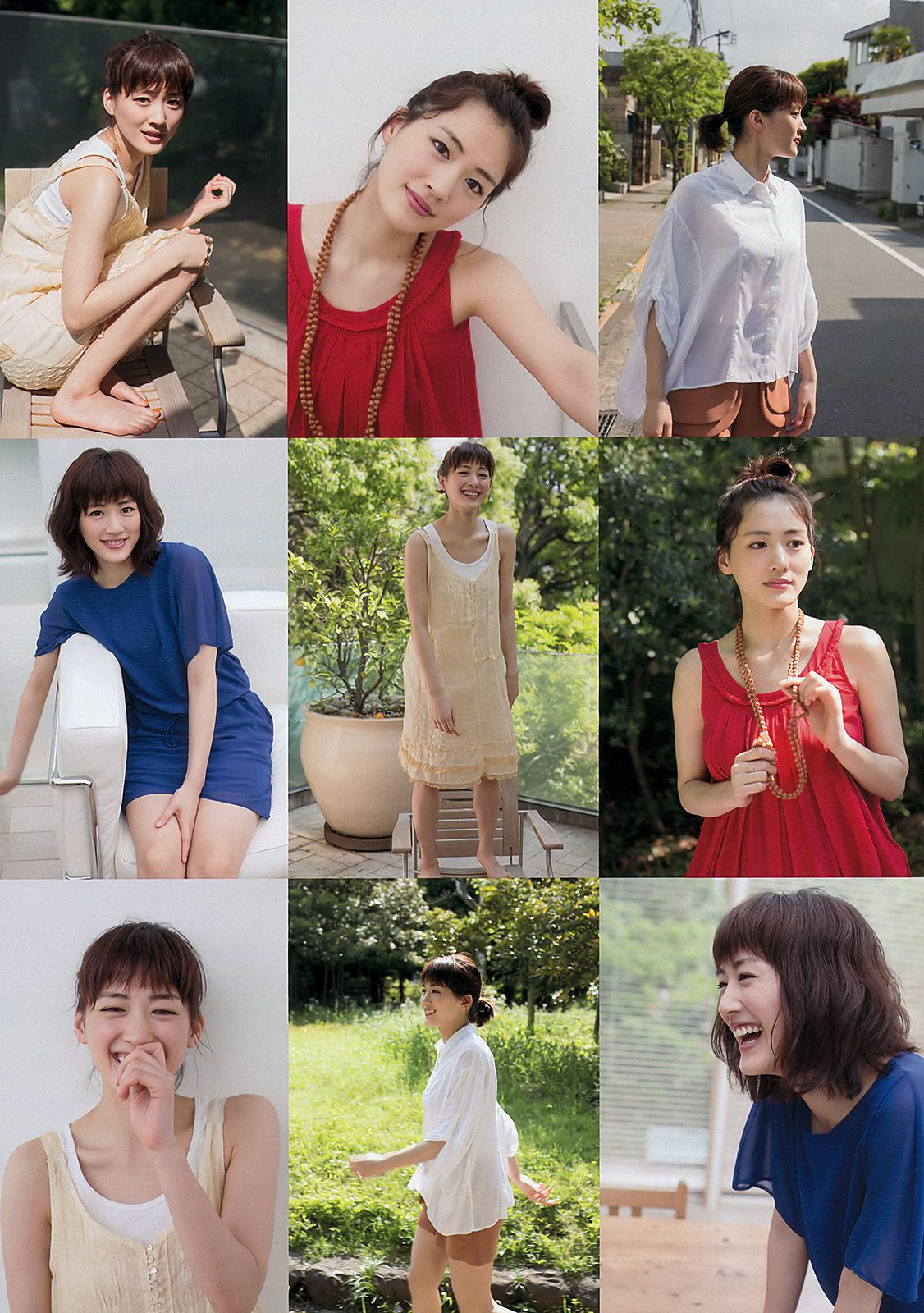 綾瀬はるか 吉木りさ 大野いと 梅田彩佳 相楽樹 鞘師里保 [Weekly Playboy] 2012年No.37 写真杂志_第4张