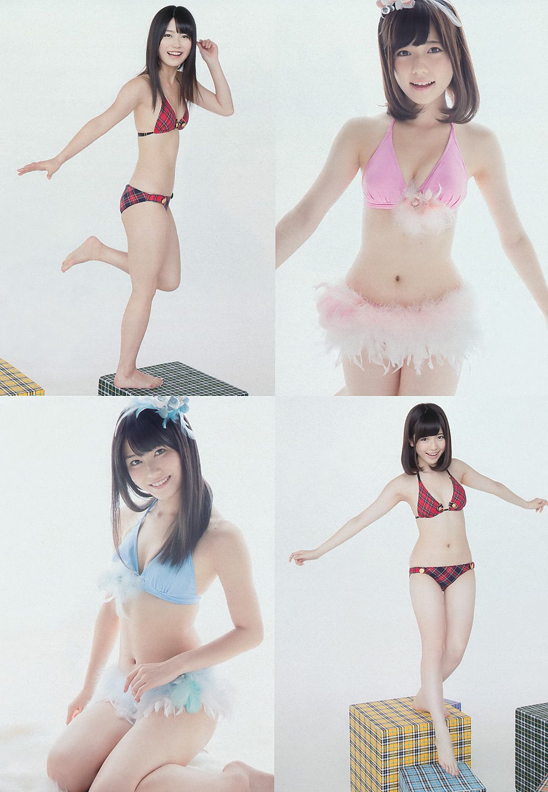 島崎遙香 横山由依 仁藤萌乃 水崎綾女 鈴木ちなみ 岩﨑名美 [Weekly Playboy] 2012年No.51 写真杂志_第5张