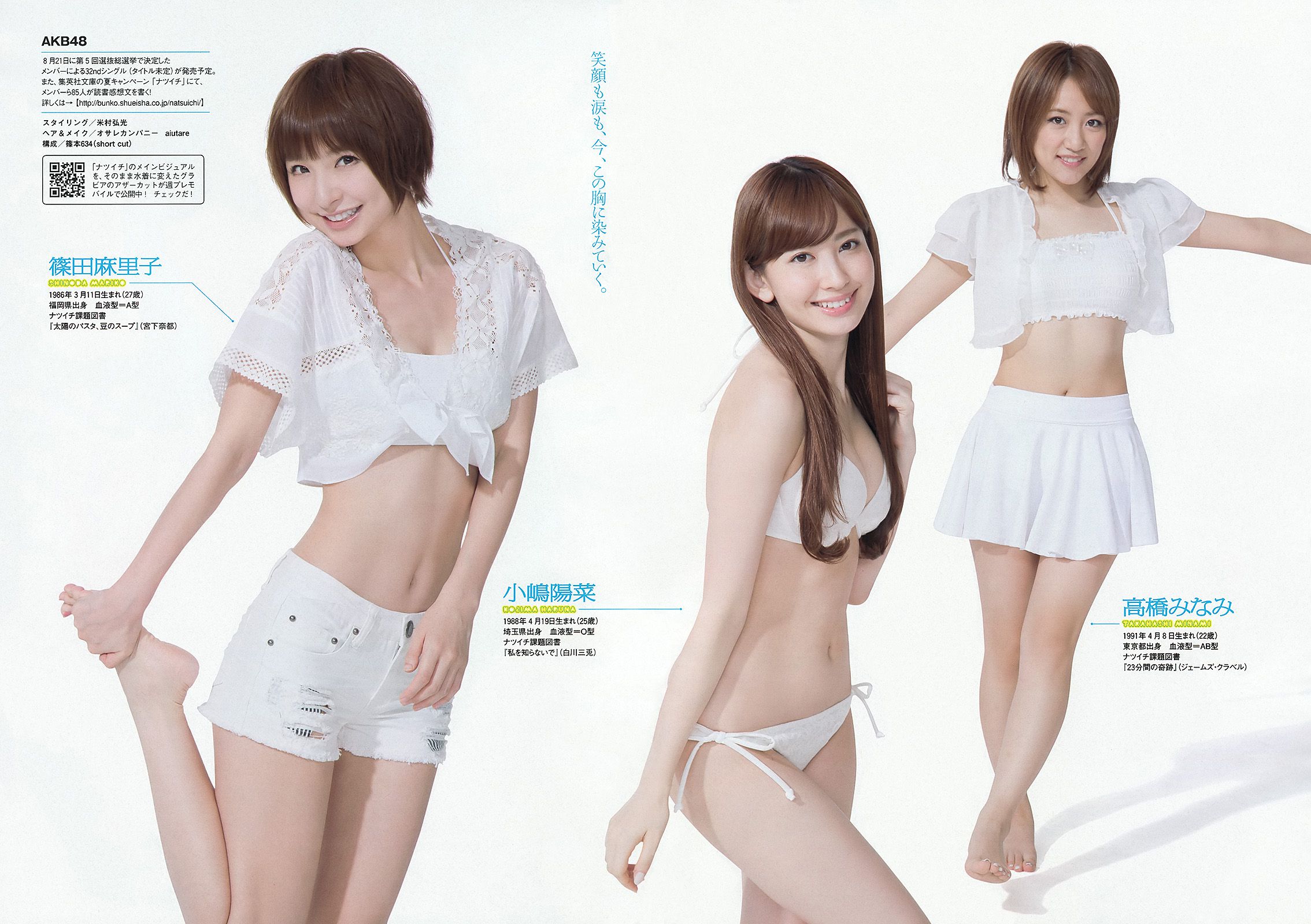 AKB48 岩﨑名美 伊倉愛美 大貫彩香 磯山さやか ヴァニラ 松本明莉 [Weekly Playboy] 2013年No.28 写真杂志_第5张