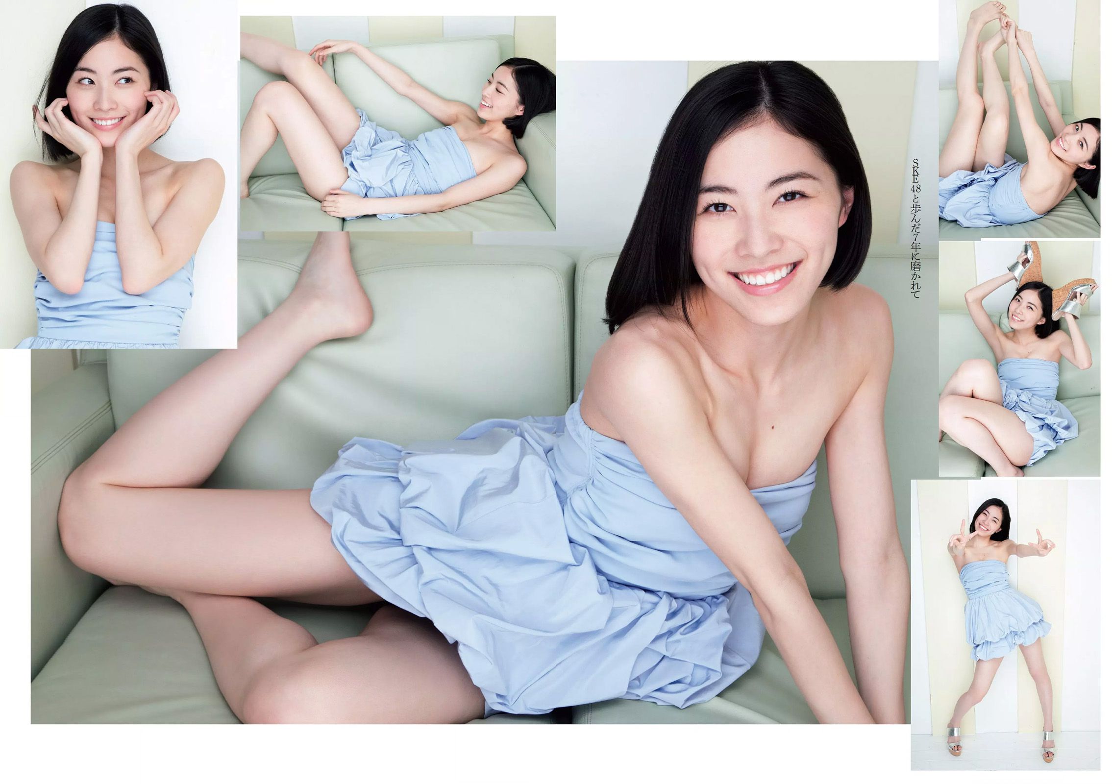 松井珠理奈 朝比奈彩 加藤玲奈 高崎聖子 渡辺麻友 佐藤衣里子 たけうち亜美 天使もえ 七菜乃 [Weekly Playboy] 2015年No.16 写真杂志_第4张