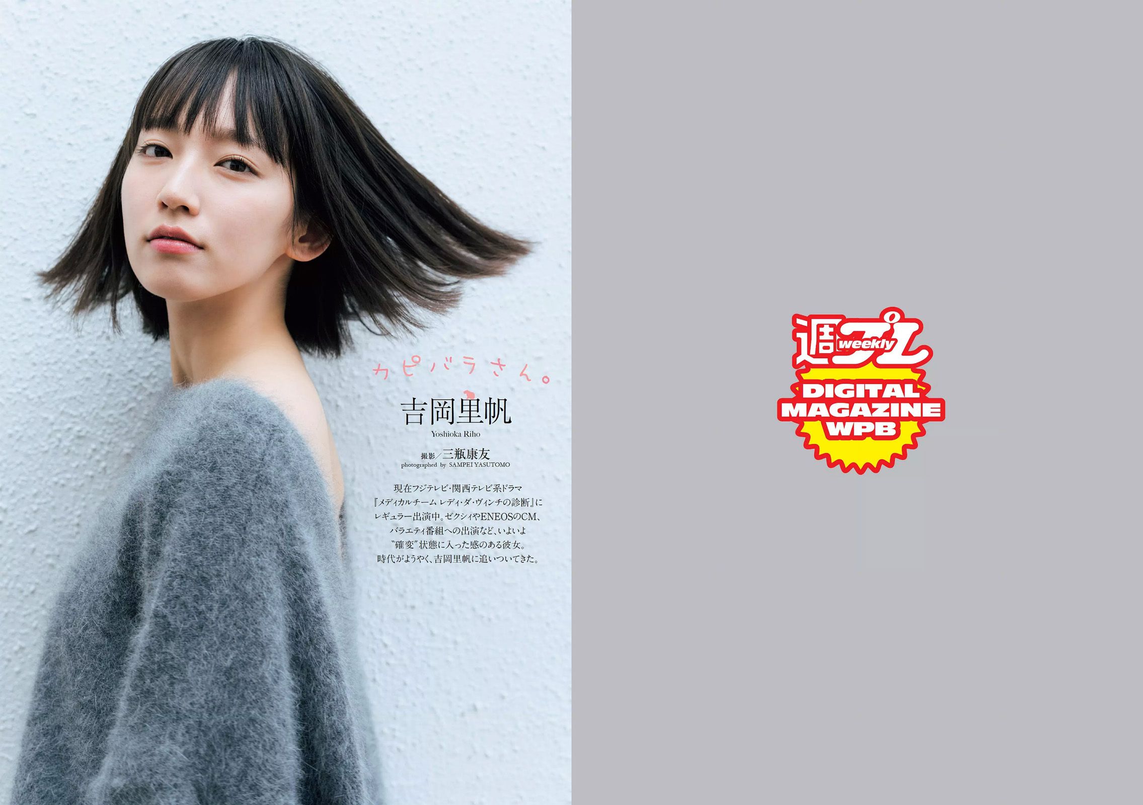 吉岡里帆 馬場ふみか 大沢ひかる 佐藤美希 田中道子 菜乃花 [Weekly Playboy] 2016年No.48 写真杂志_第2张