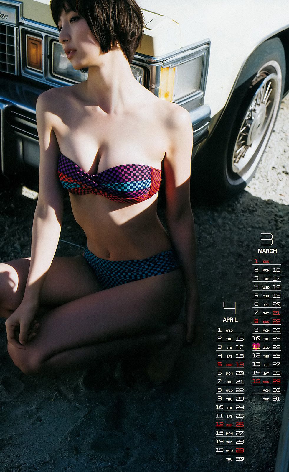 篠田麻里子《YJ完全独占！　1冊丸ごとALL篠田麻里子 in L.A.!!》 [Weekly Young Jump] 2015年No.04-05 写真杂志_第4张