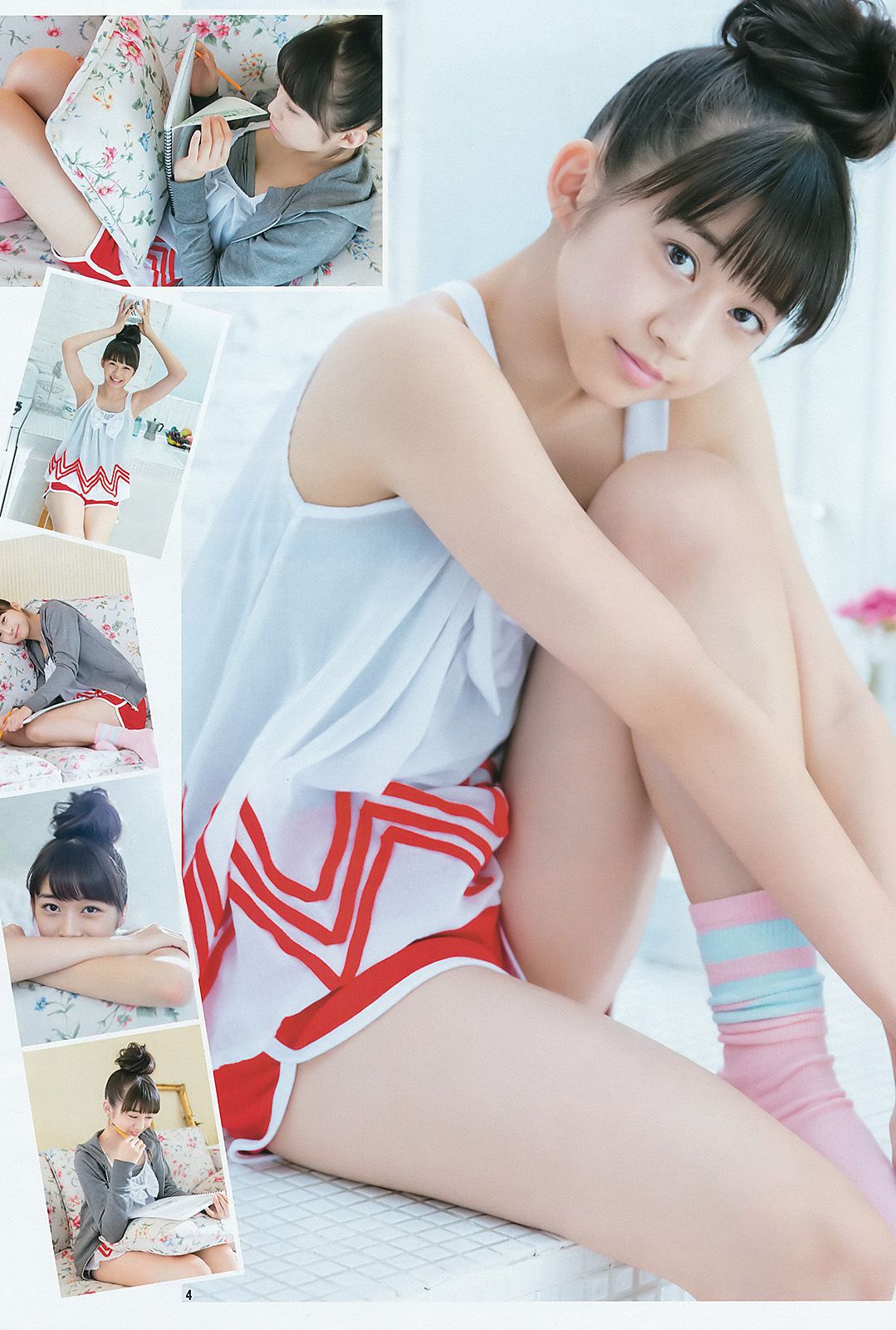 牧野真莉愛 佐藤麗奈 [Weekly Young Jump] 2015年No.47 写真杂志_第4张