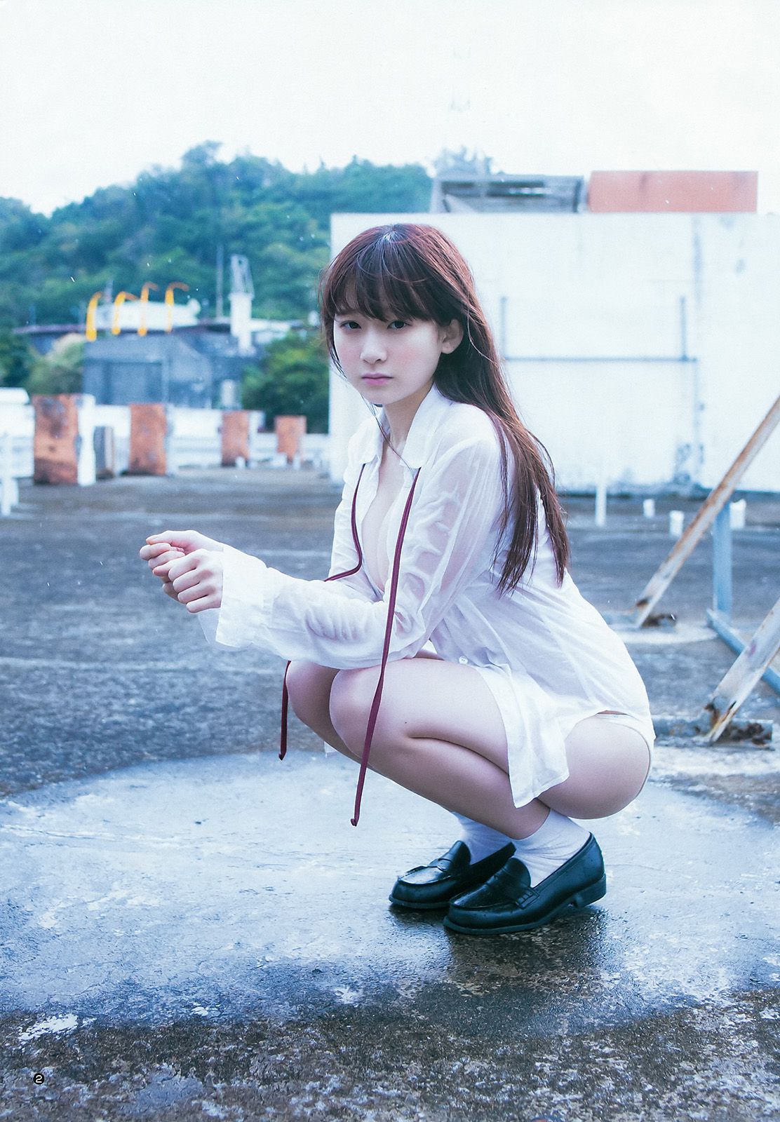 金子理江 麻亜里 RaMu [Weekly Young Jump] 2016年No.12 写真杂志_第3张