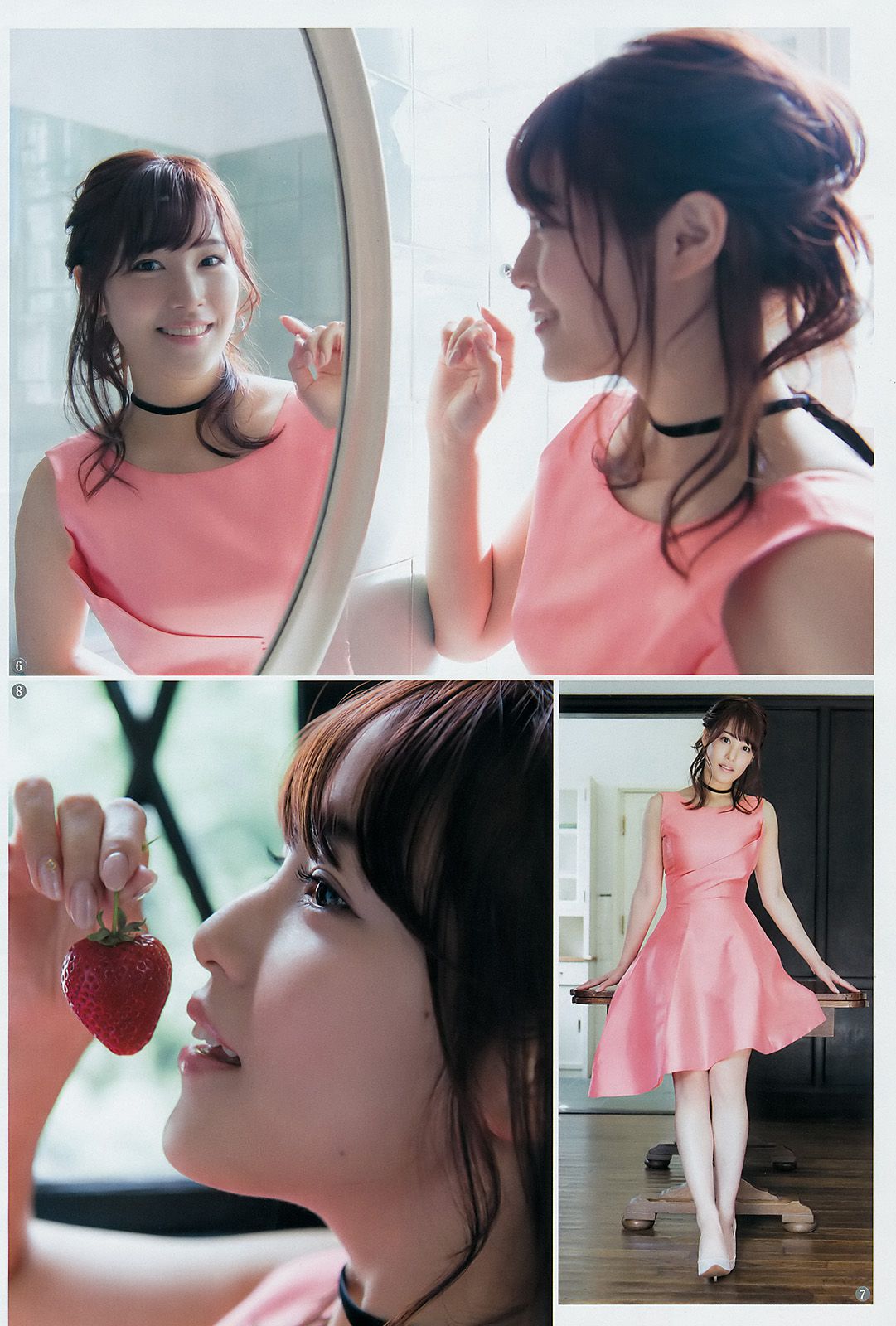 鷲見玲奈 鈴木えりか [Weekly Young Jump] 2017年No.19 写真杂志_第5张