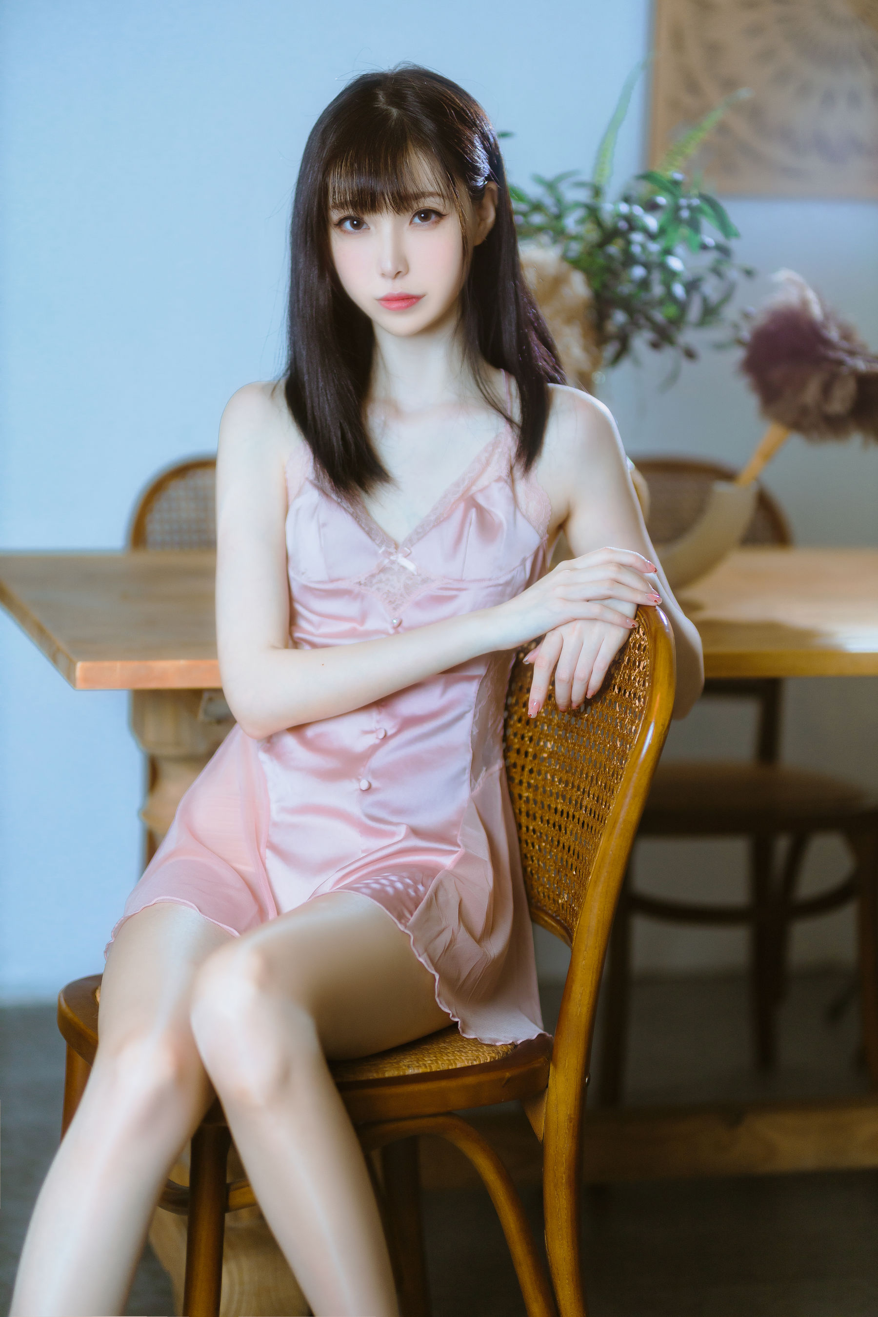 许岚(叁月life) – 半透粉纱 [40P]