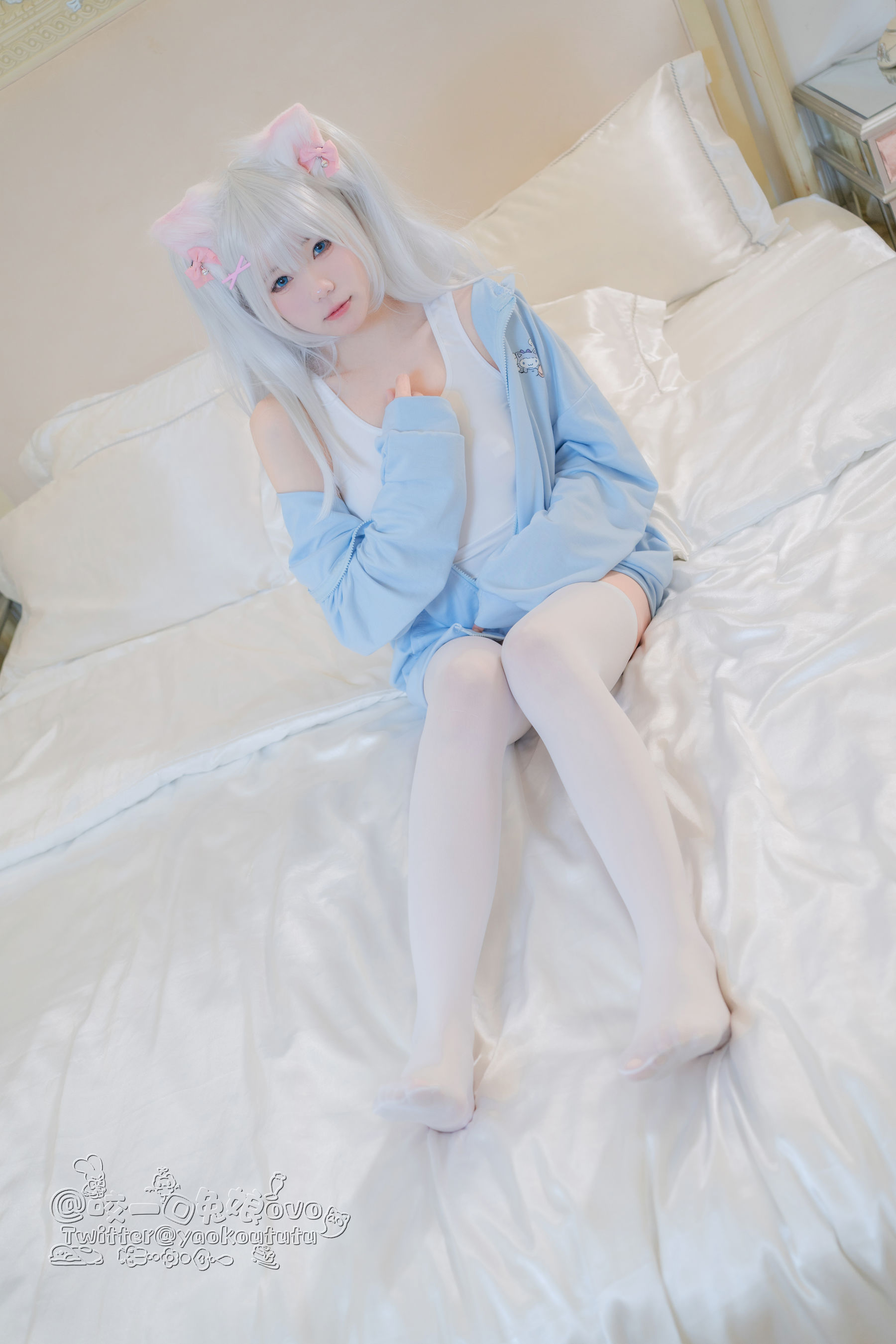 咬一口兔娘 – 做你的猫 [55P]