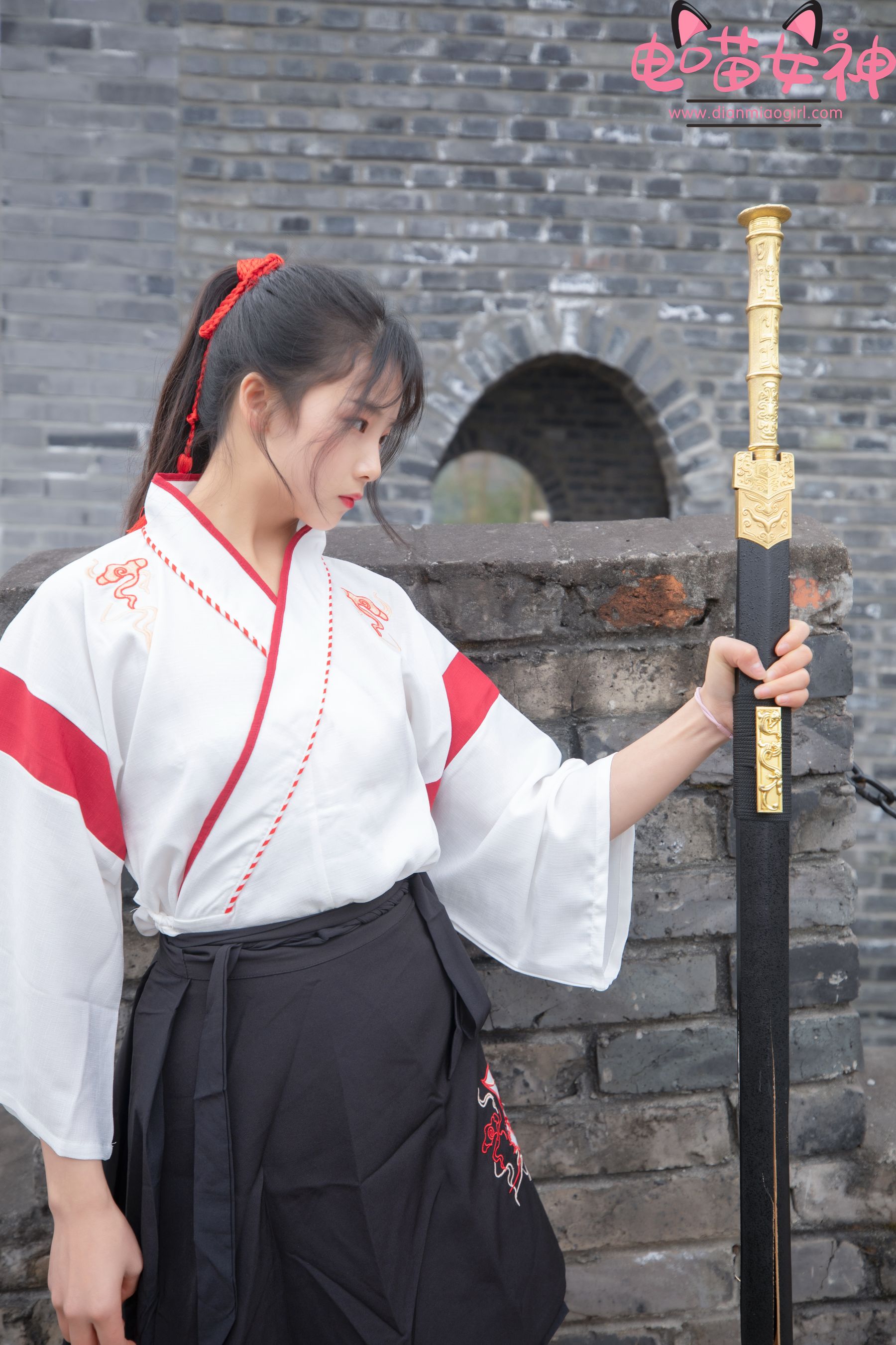 电喵女神 – 灵唯 长城古装 [70P]