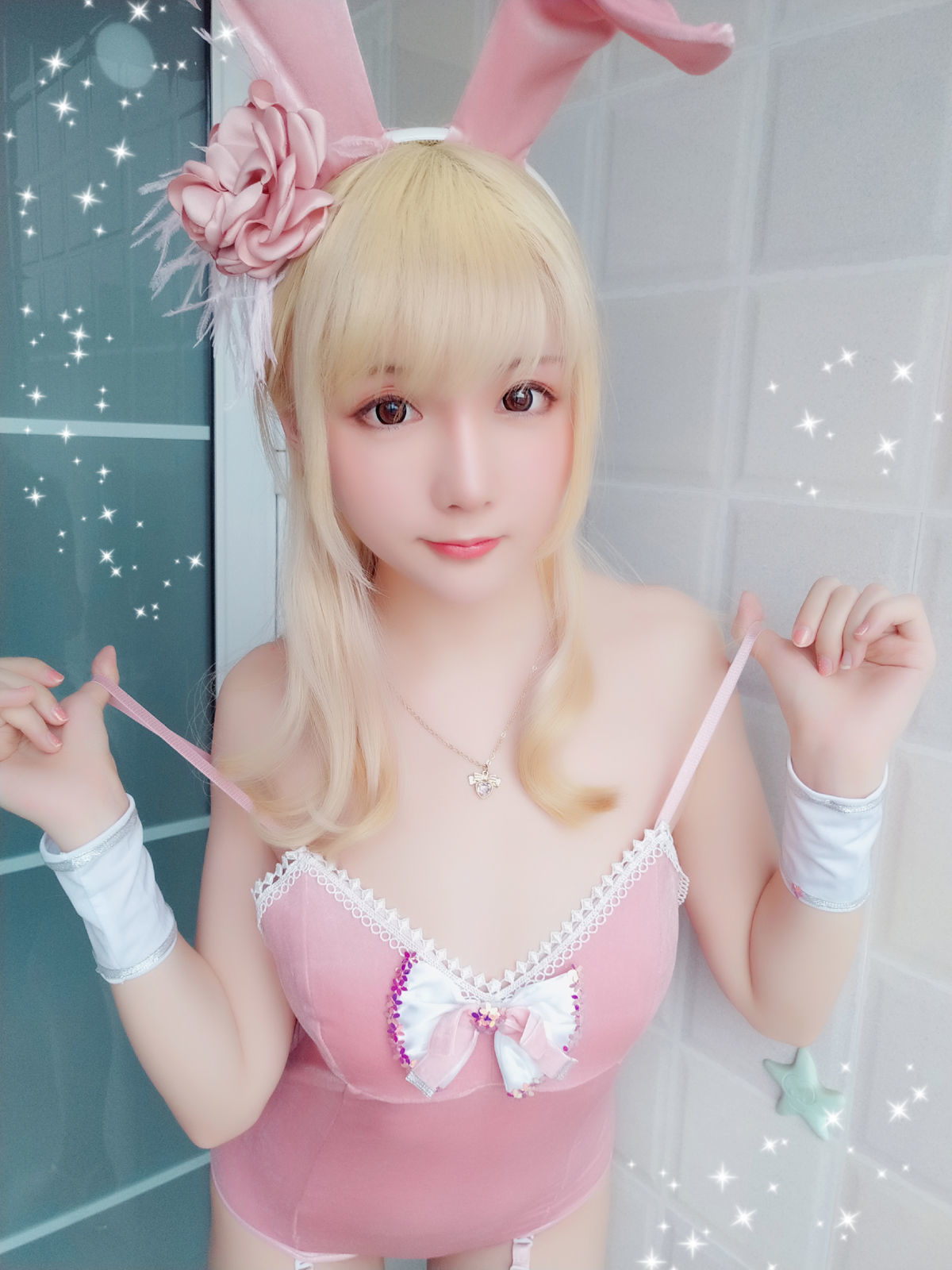 [萝莉COS] 星之迟迟 VOL.01 粉红泡泡包 [56P]