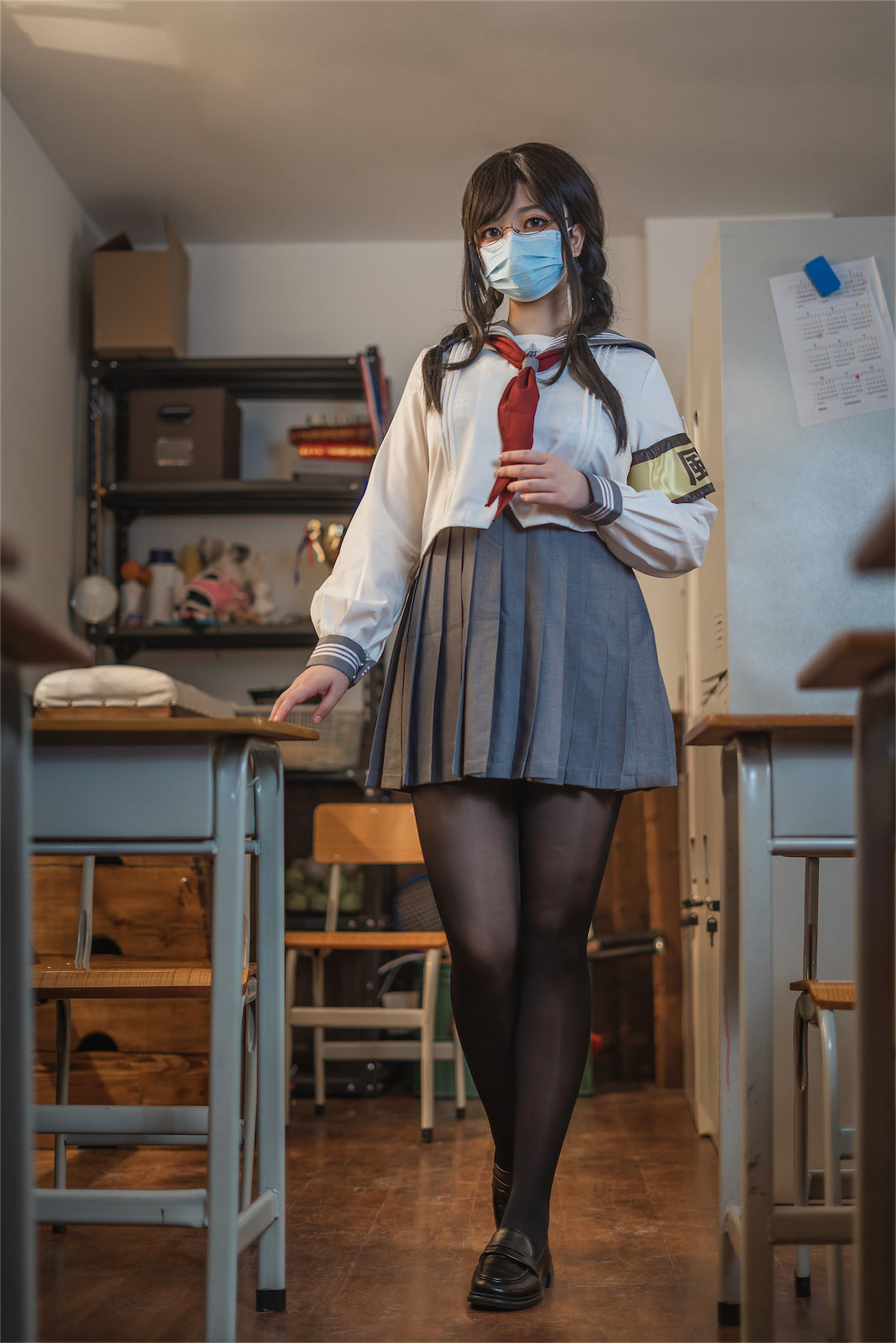 啊日日_Ganlory – 放课后风纪委少女 [51P]
