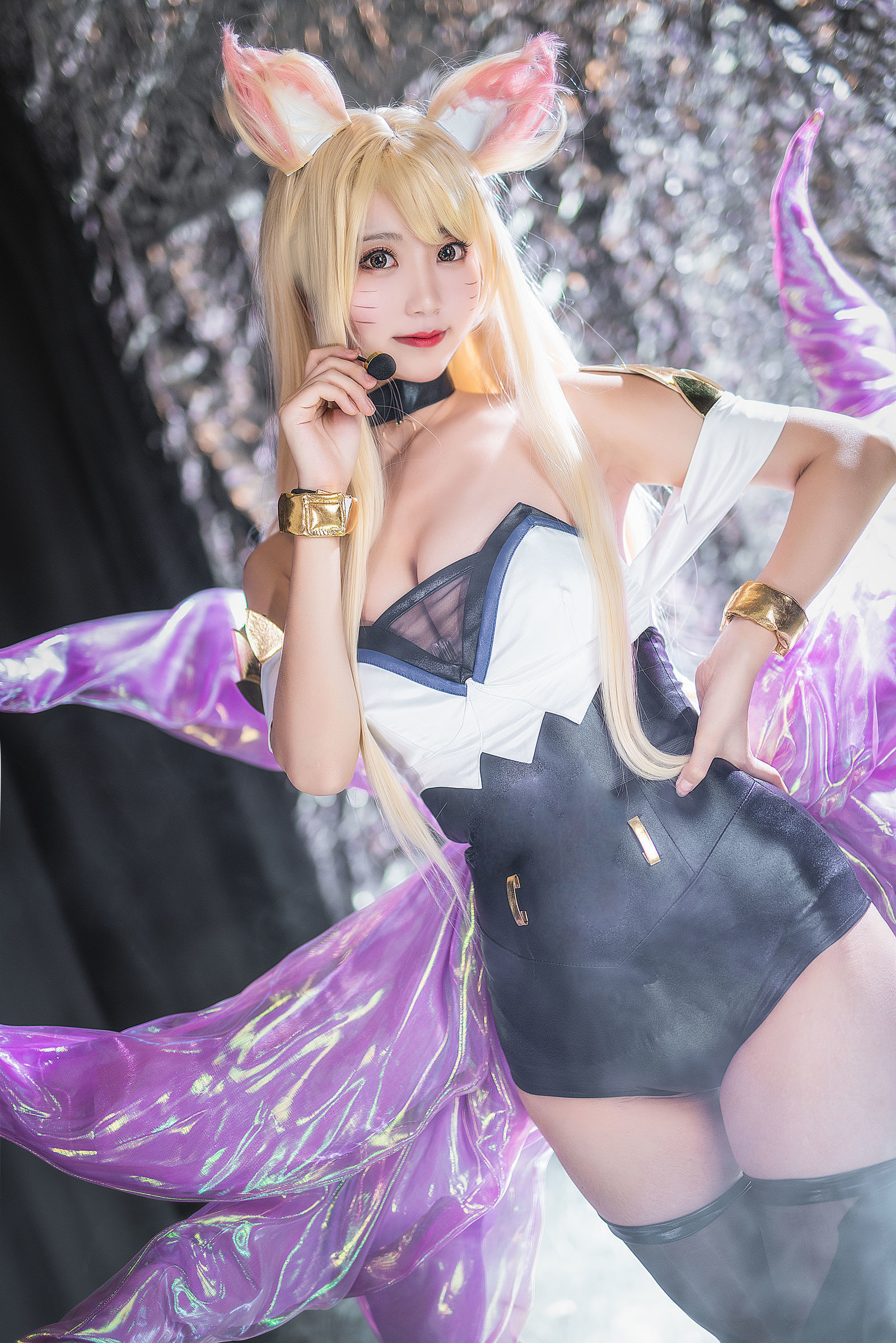 [萝莉COS] 黑川 – 阿狸 KDA [21P]