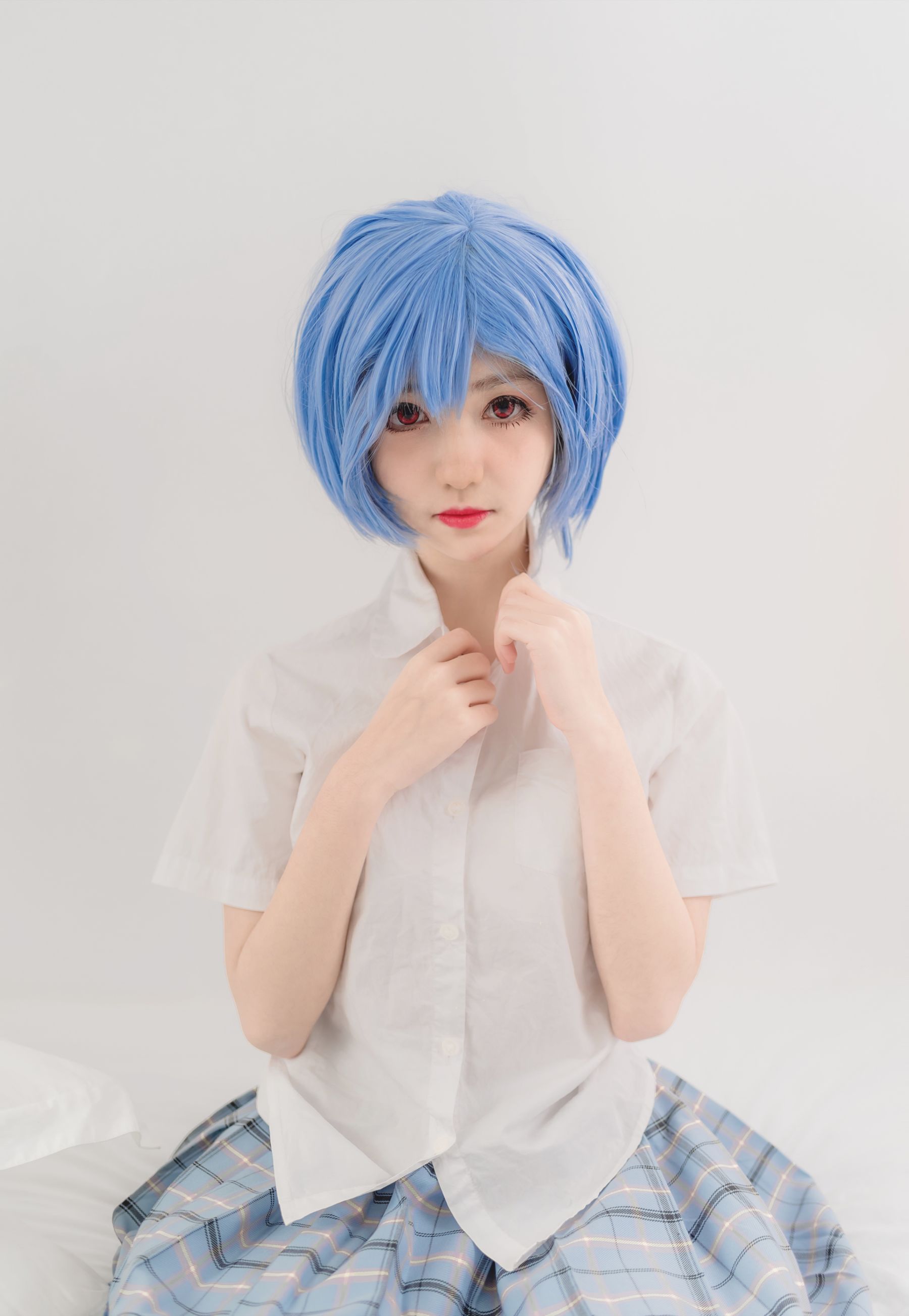 动漫博主南桃Momoko 绫波丽制服 [23P]