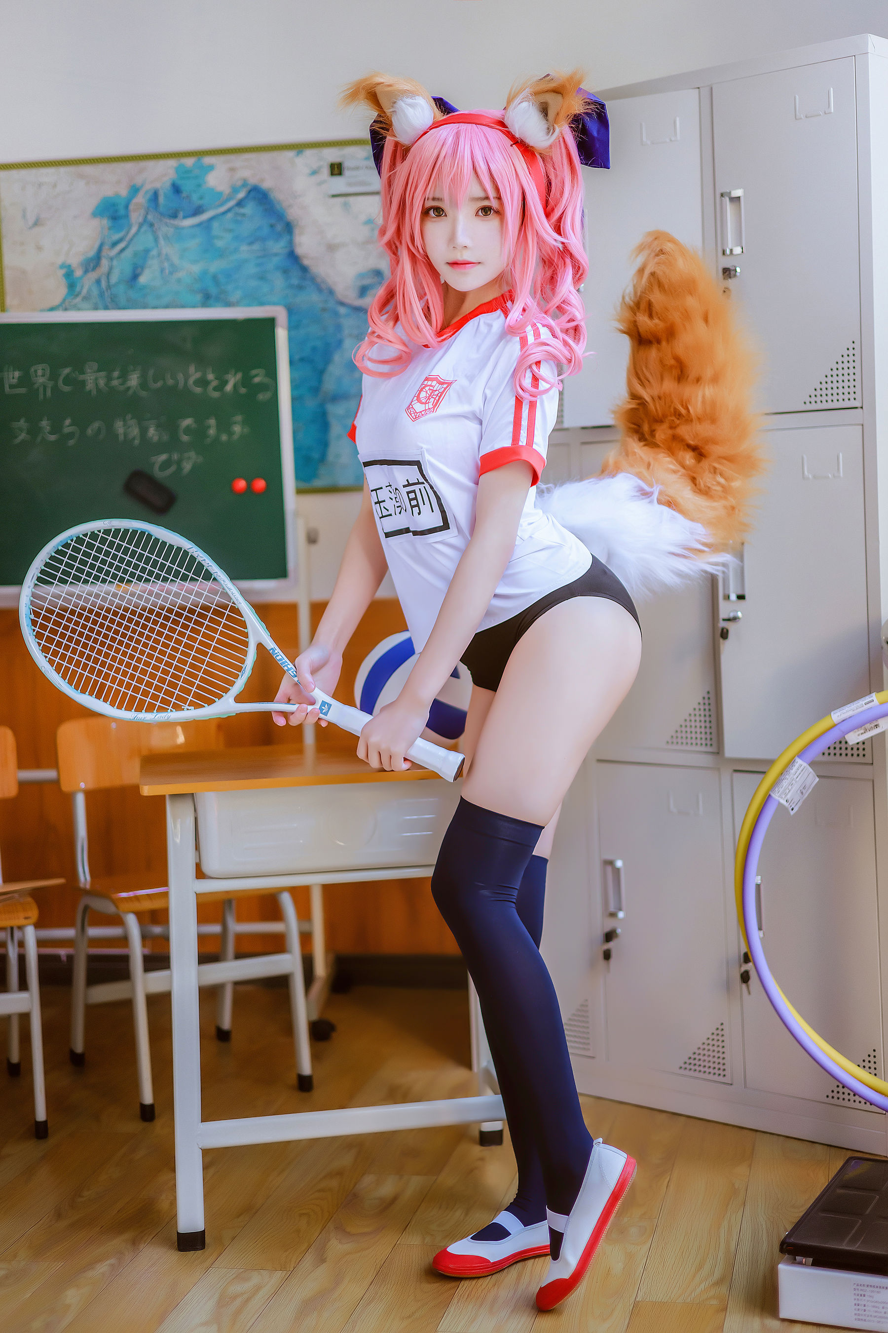 桜桃喵 – 玉藻前体操服 [31P]