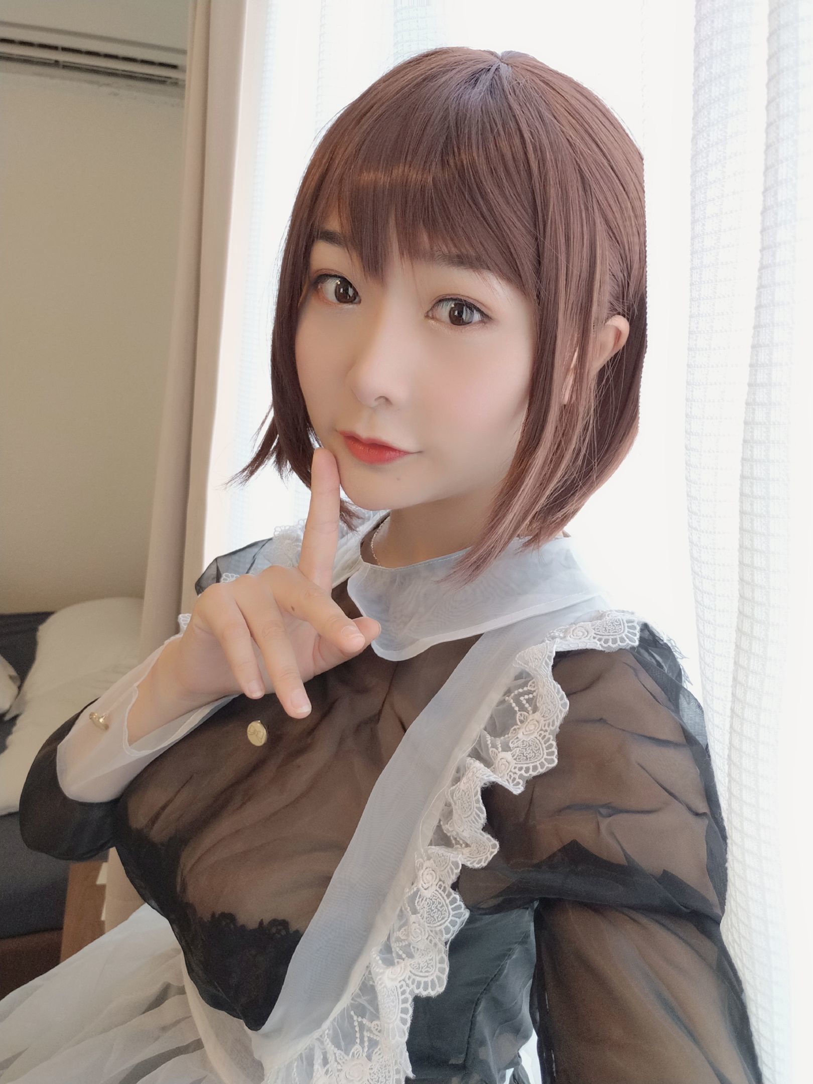 性感Coser三刀刀Miido 透明女仆 [32P]
