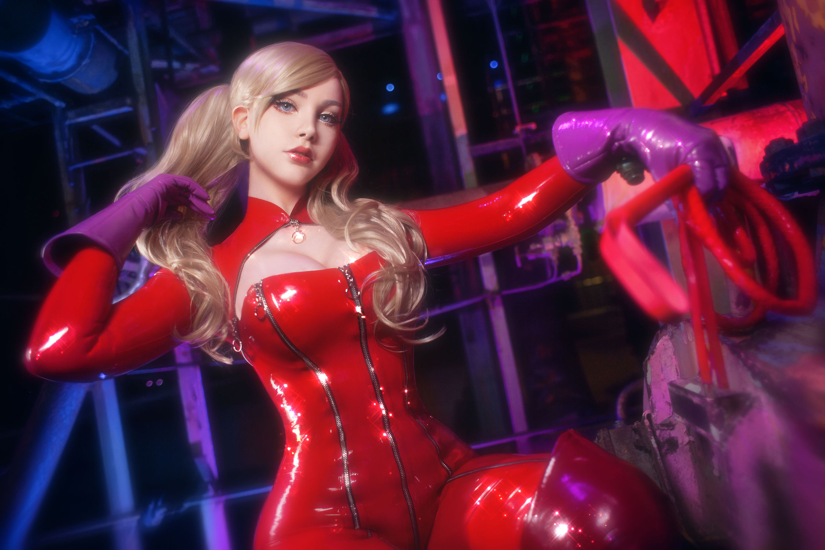 国外美女SayaTheFox – Ann Takamaki [10P]