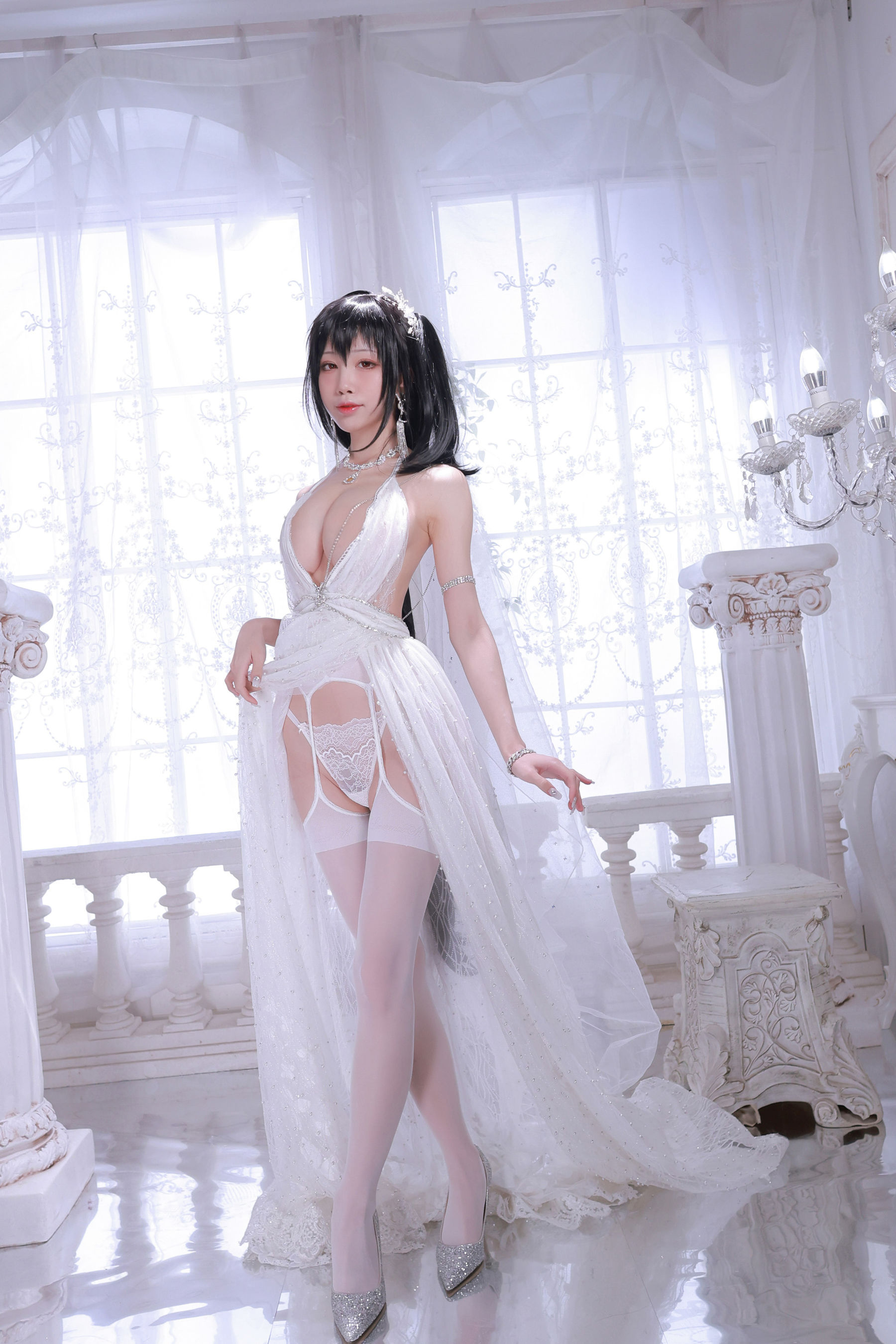 动漫博主水淼aqua – 大凤婚纱 [84P]