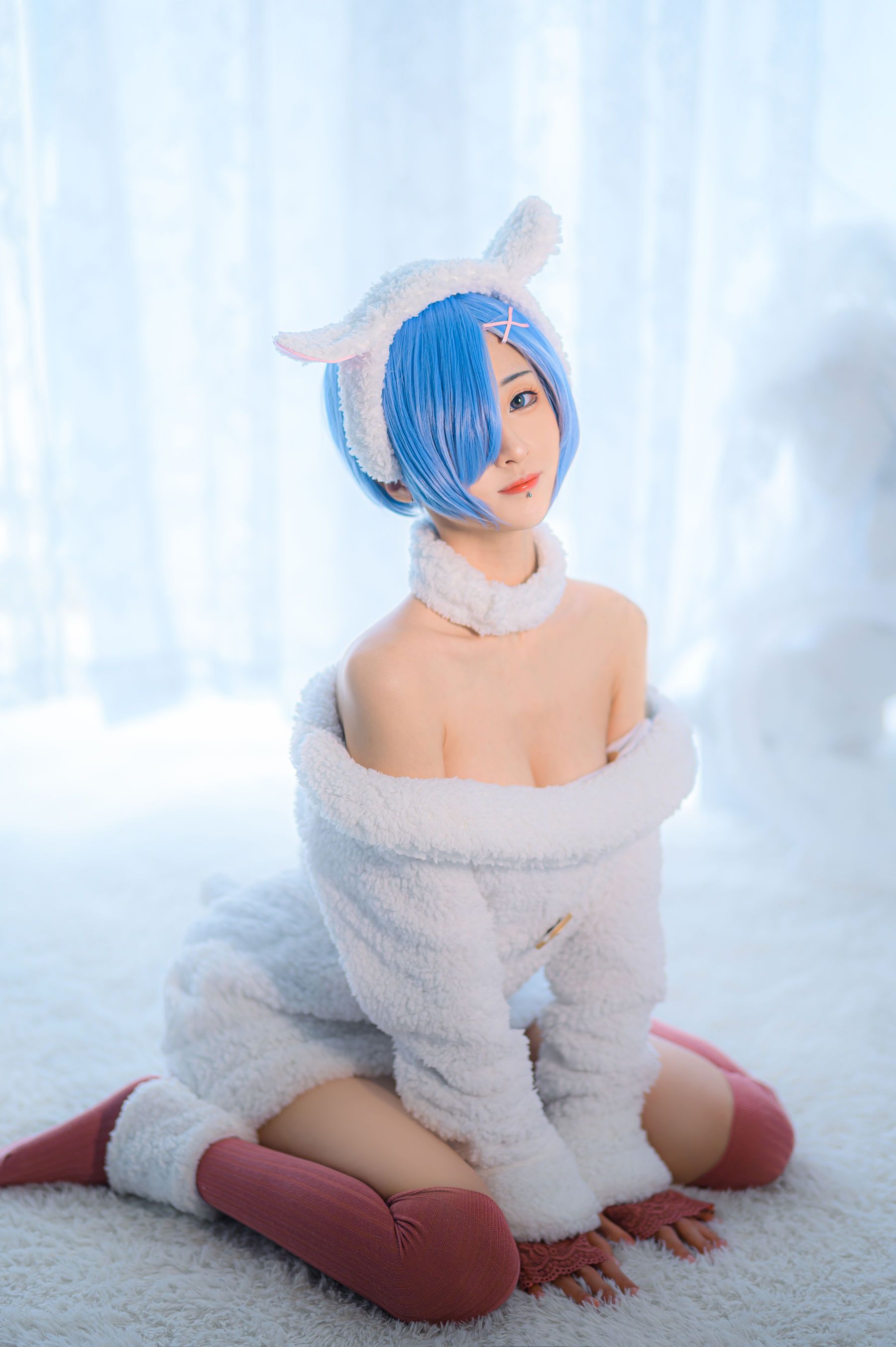 妹抖青 – 蕾姆绵羊 [10P]