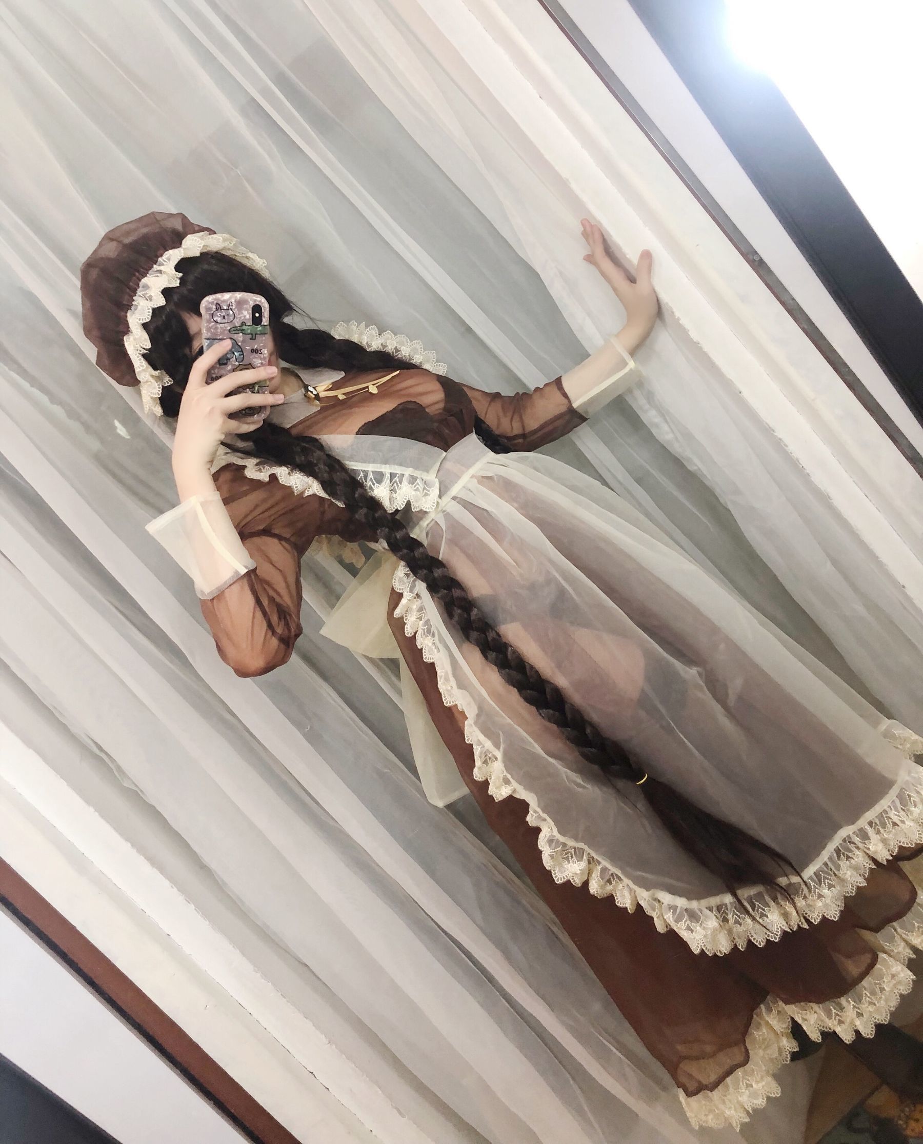 二次元巨乳美女鹿野希 透明女仆 [97P]