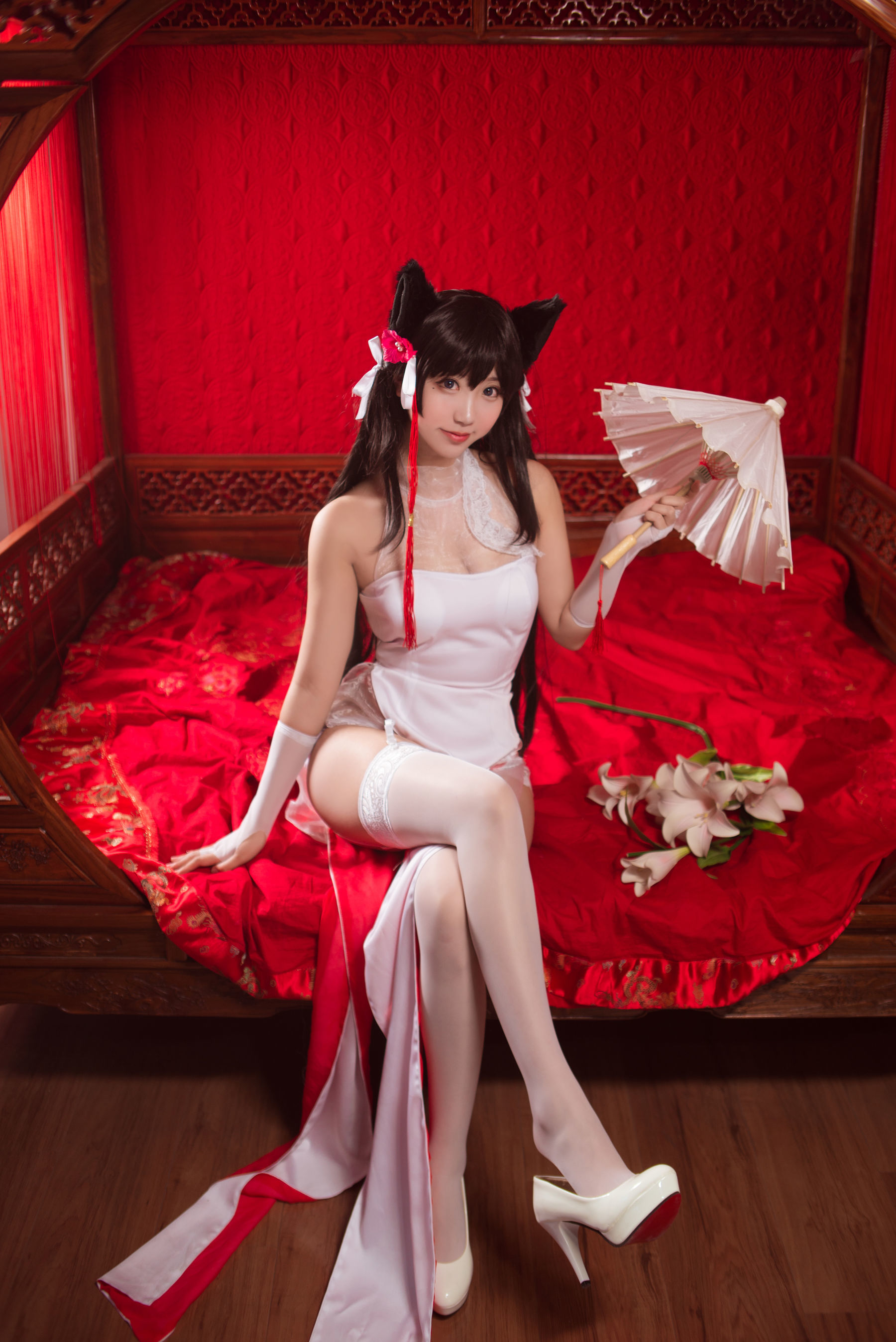 [萝莉COS] 黑川 – 獒犬旗袍 [23P]