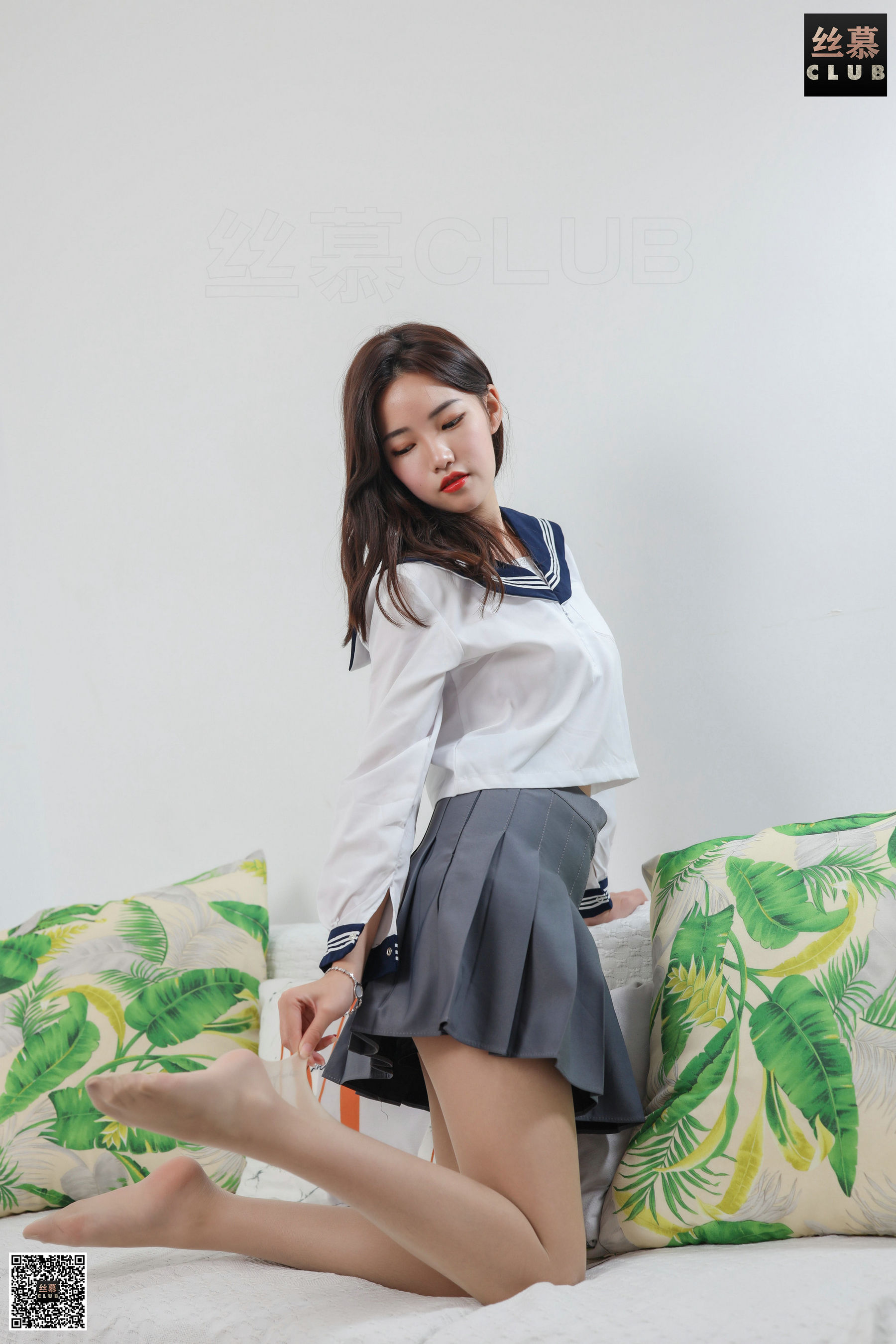 [丝慕] SM120 天天一元 文欣 JK制服心跳_第1张