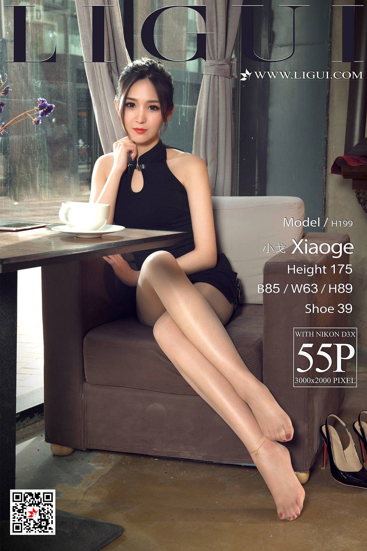 腿模小戈《优雅旗袍丝足》 [丽柜LIGUI] 美腿丝足_第1张