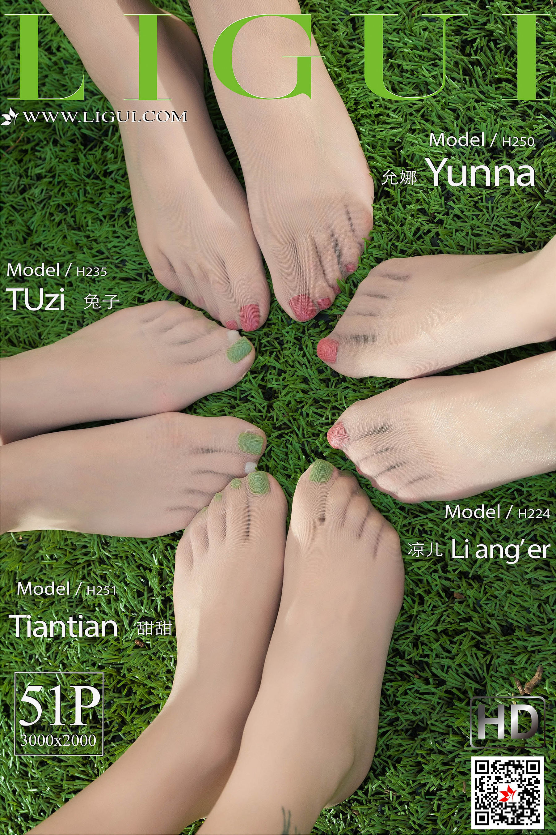 [丽柜Ligui] 网络丽人 Model 兔子&凉儿&甜甜&允娜_第1张