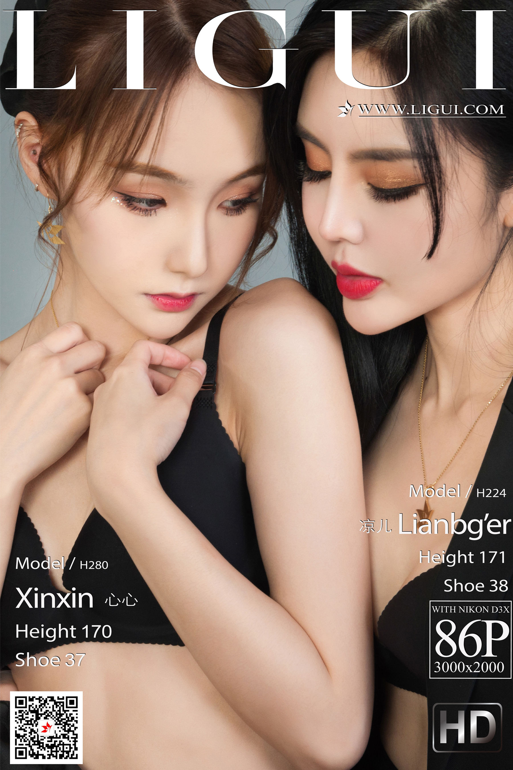 [丽柜Ligui] 网络丽人 Model 凉儿&心心_第1张