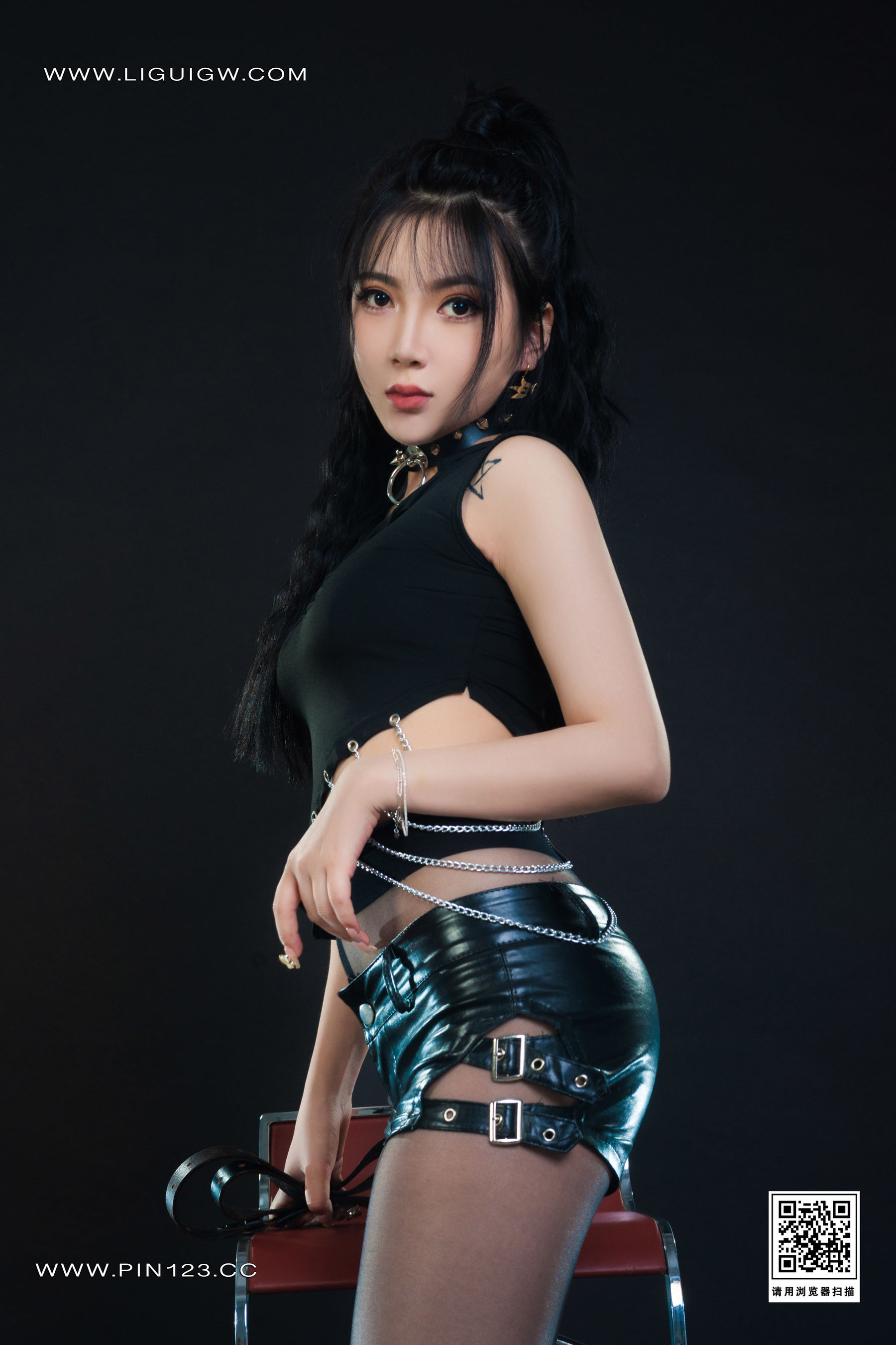 [Ligui丽柜] 2023.08.18 撕袜四马 小七_第4张