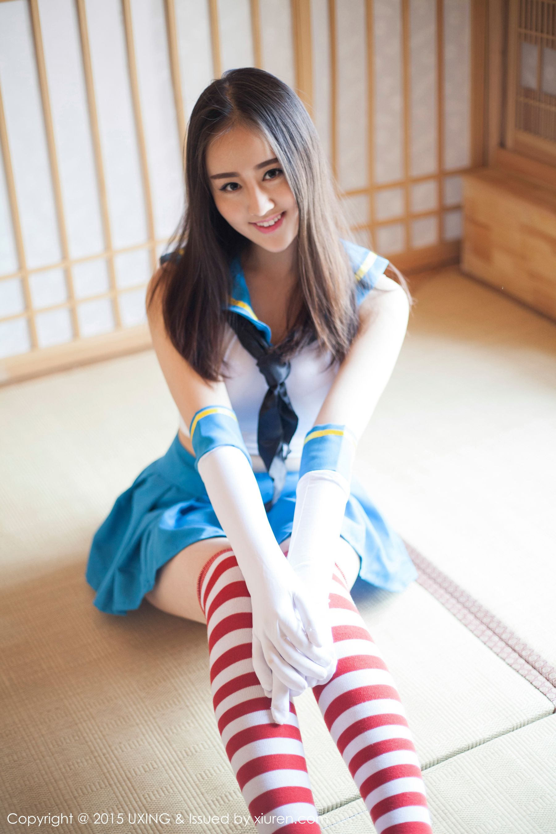 Romi王朝朝 - 美少女校服系列写真集 [UXING优星馆] Vol.005_第4张