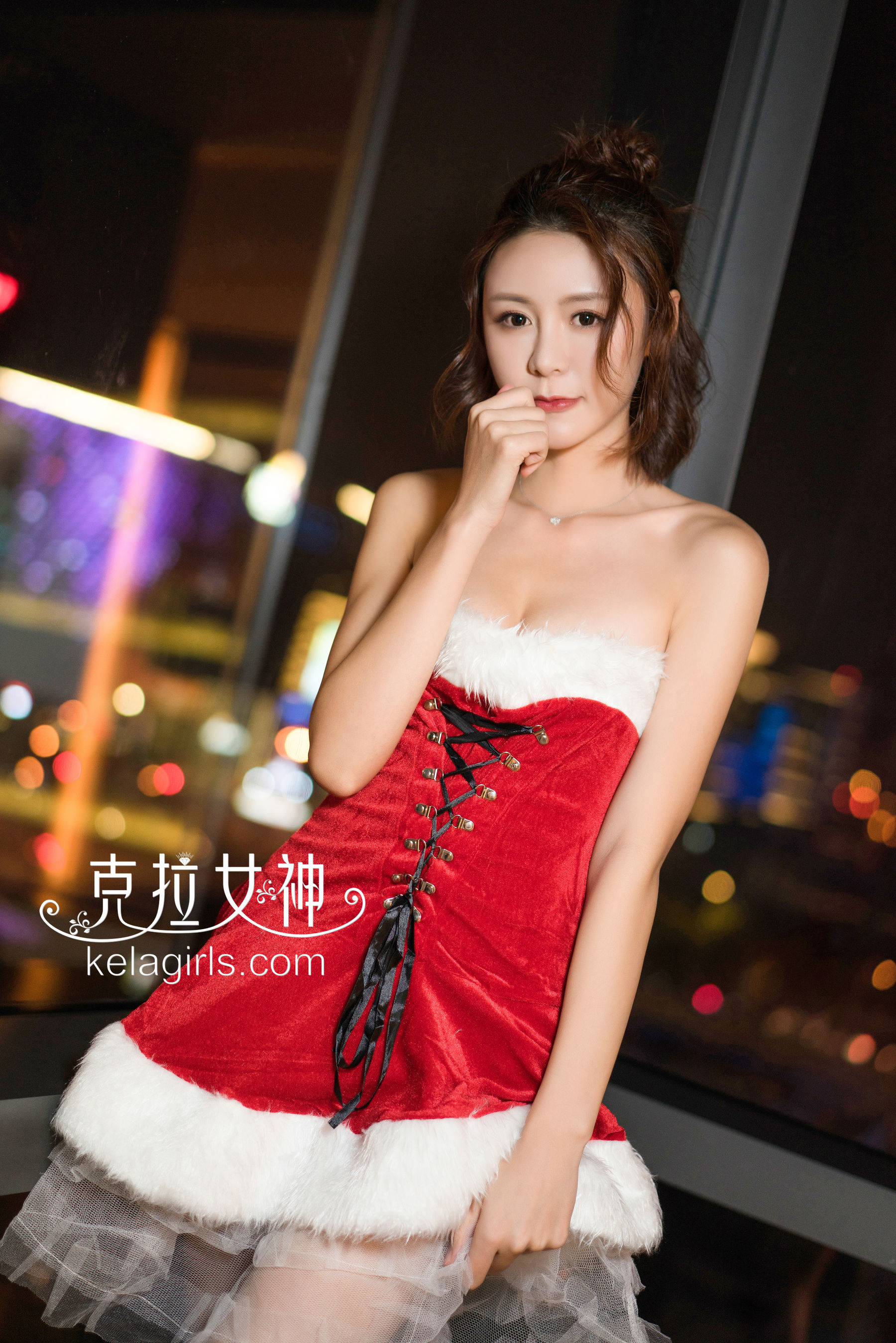 昕予《缤纷平安夜》 [克拉女神Kelagirls]_第4张