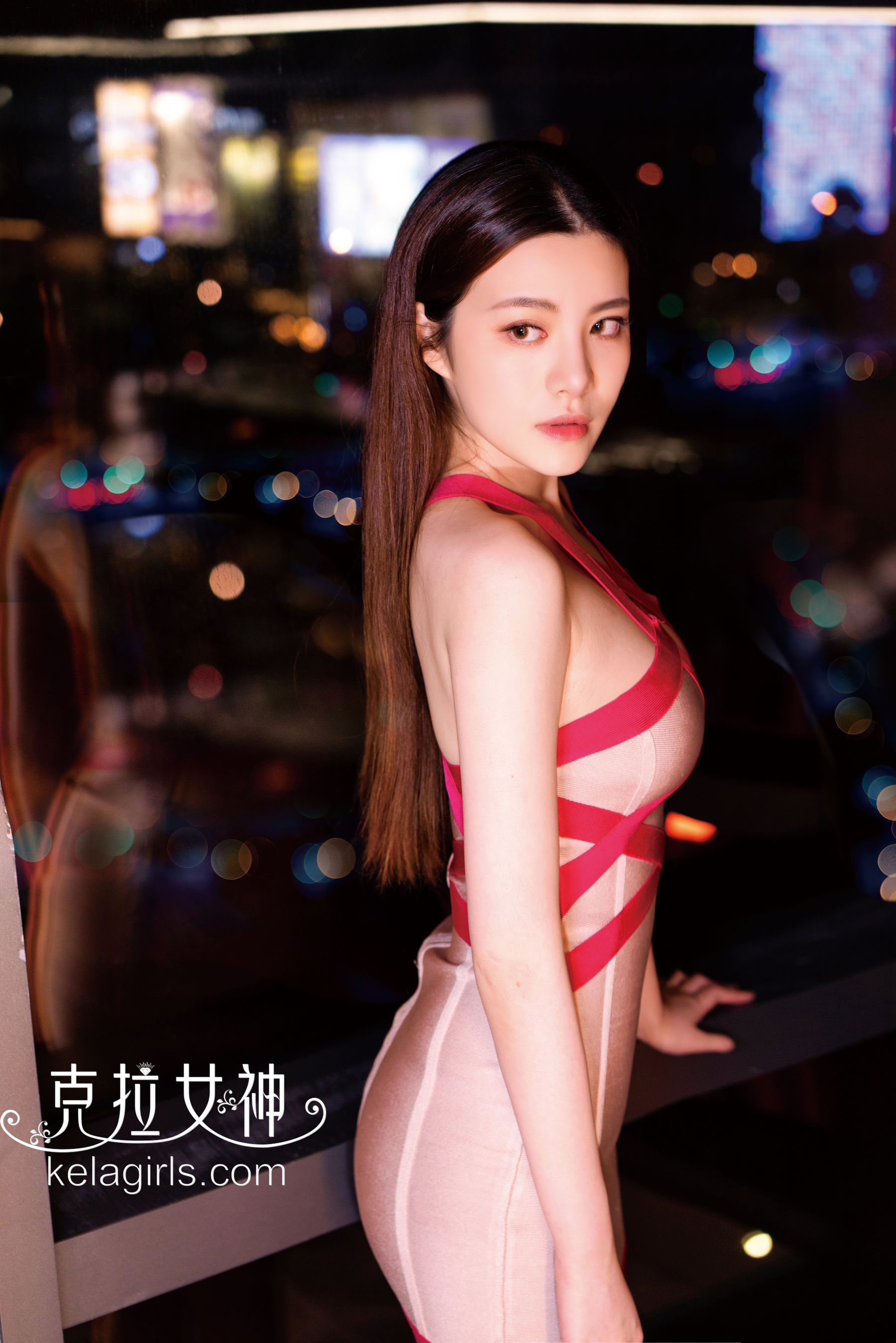 [克拉女神Kelagirls]  百琳 夜色足撩_第1张