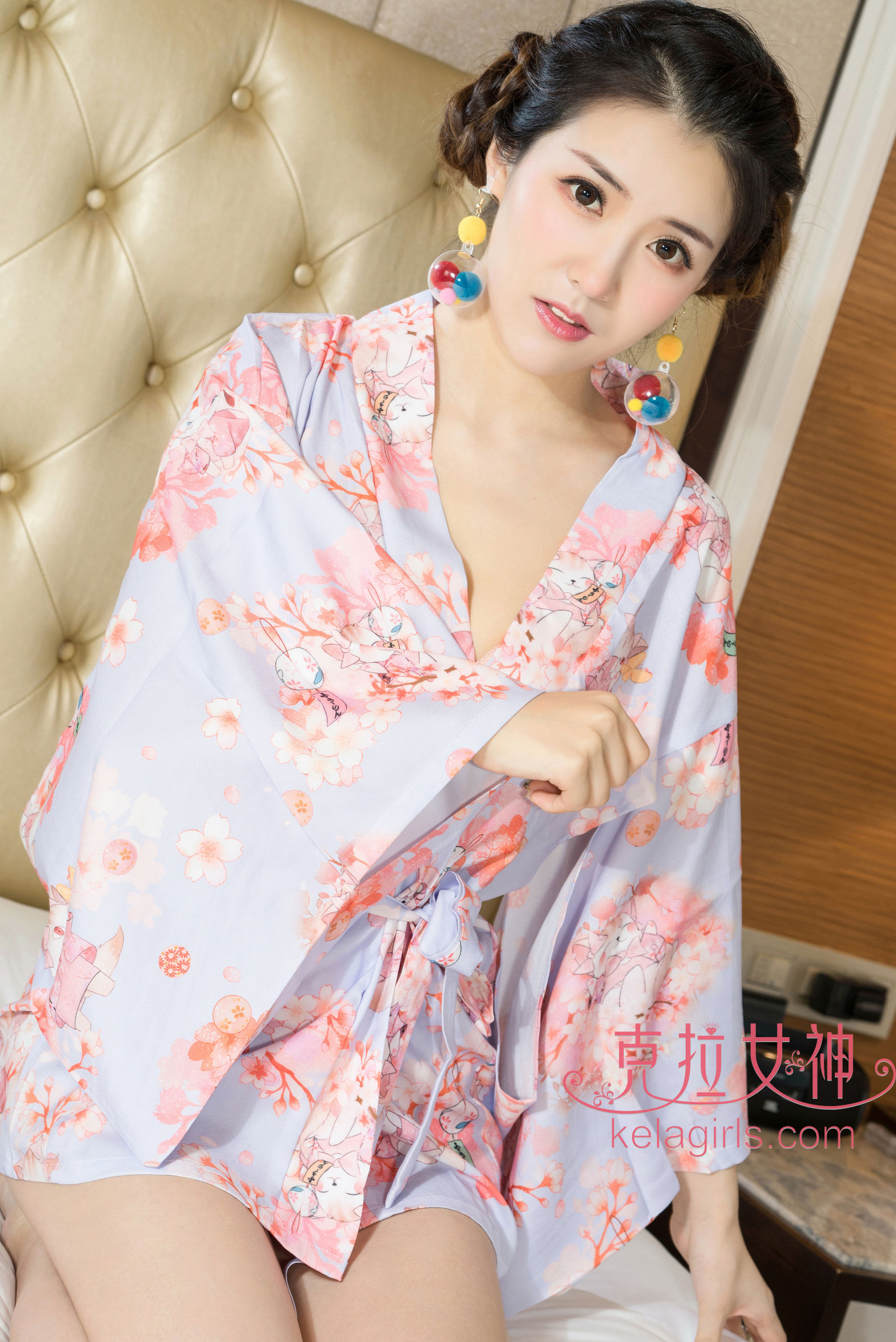 [克拉女神Kelagirls]  恬恬 浪漫樱花_第3张
