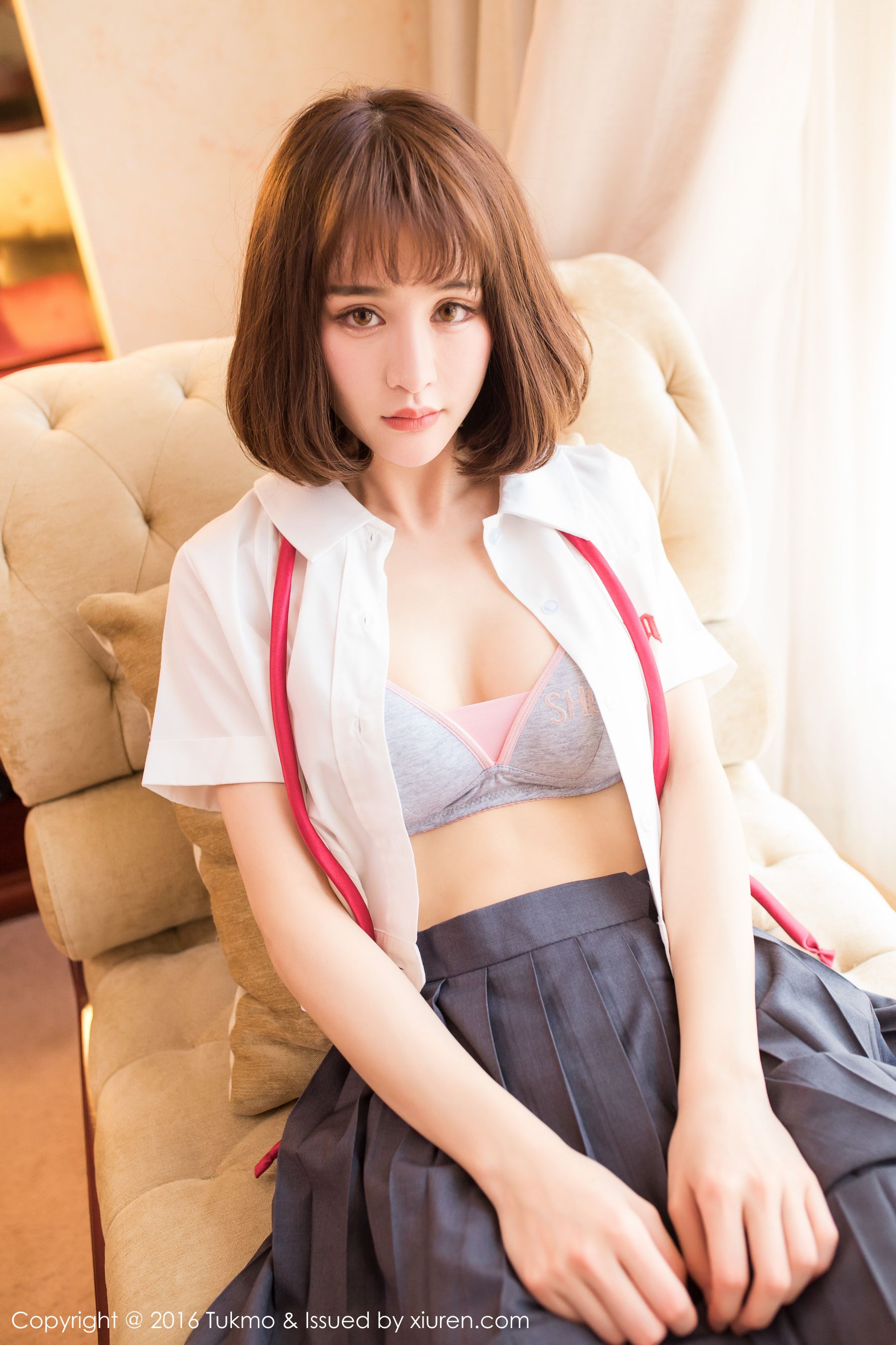 Cheryl青树《学生制服系列》 [兔几盟Tukmo] Vol.093_第5张