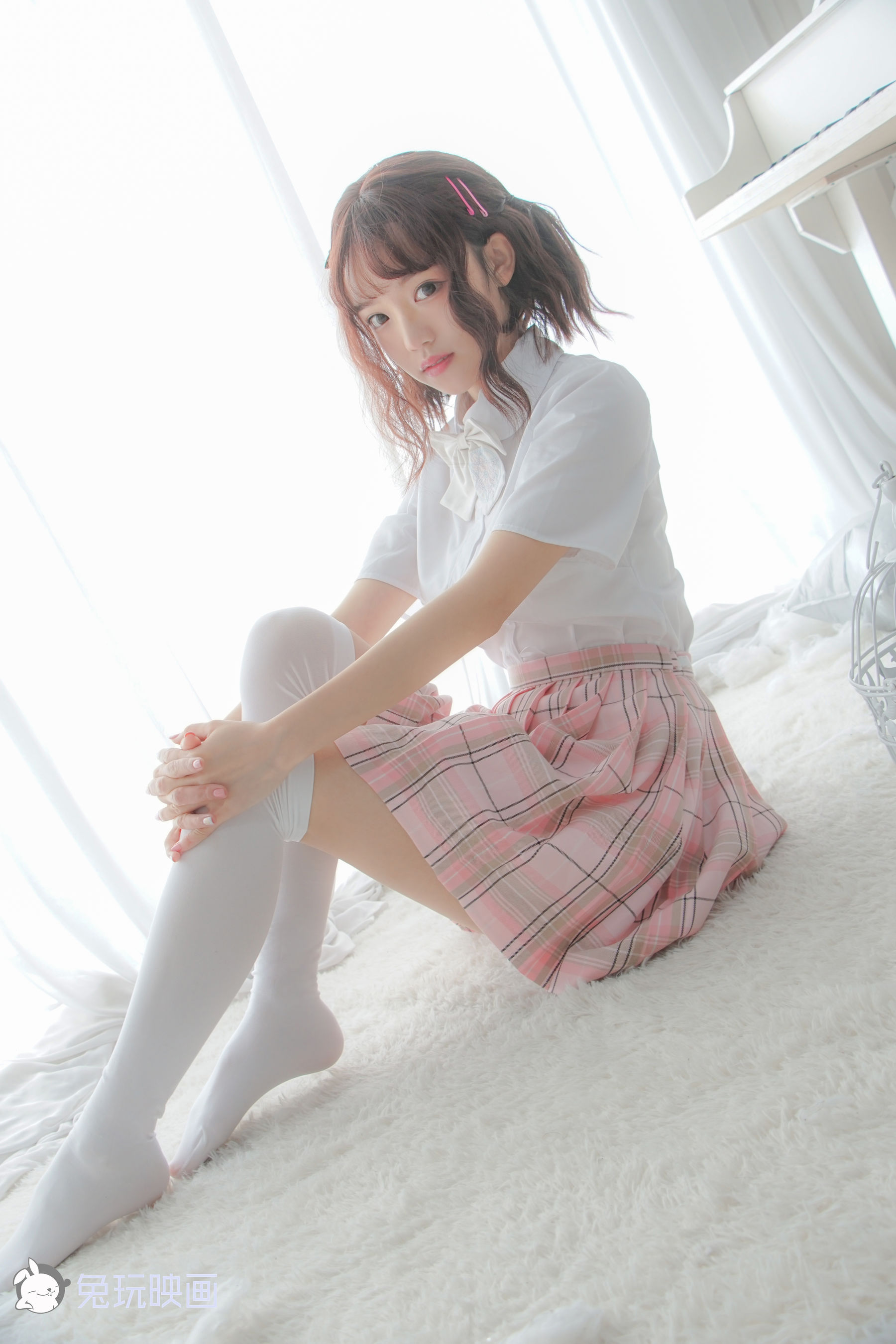 [兔玩映画] - JK制服 Vol.008 粉色回忆_第1张