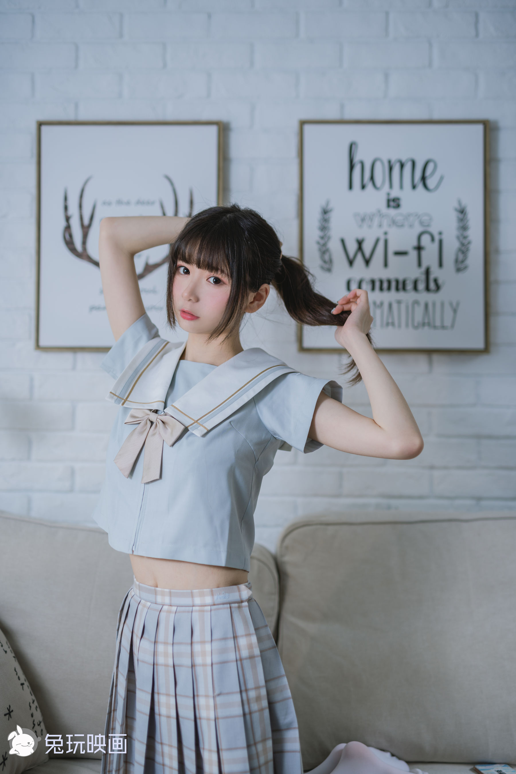 [兔玩映画] - JK制服 Vol.011 旺仔牛奶_第4张
