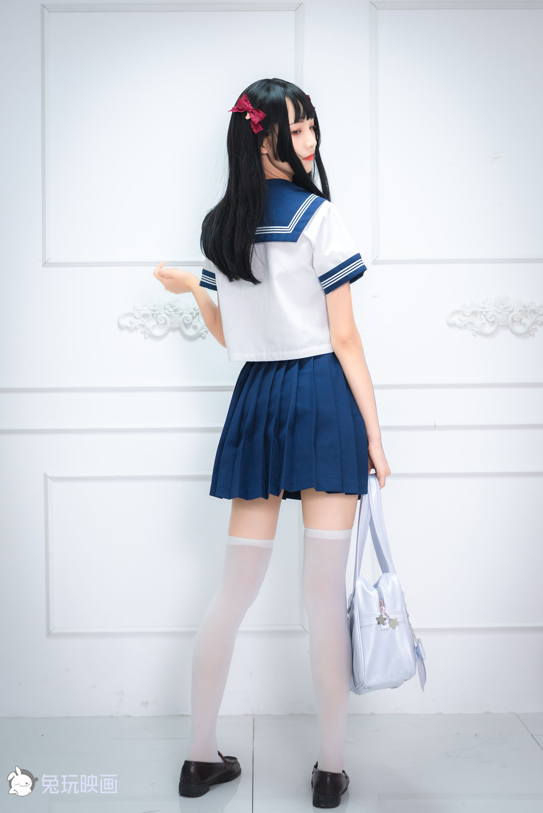 [兔玩映画] - JK制服 Vol.012 白丝恋歌_第4张