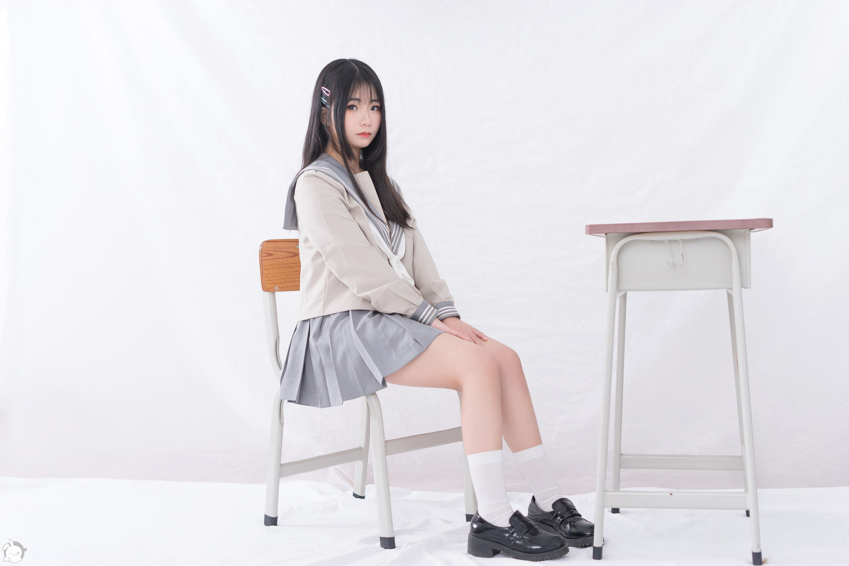 [兔玩映画] - JK制服 Vol.026 文静少女_第3张