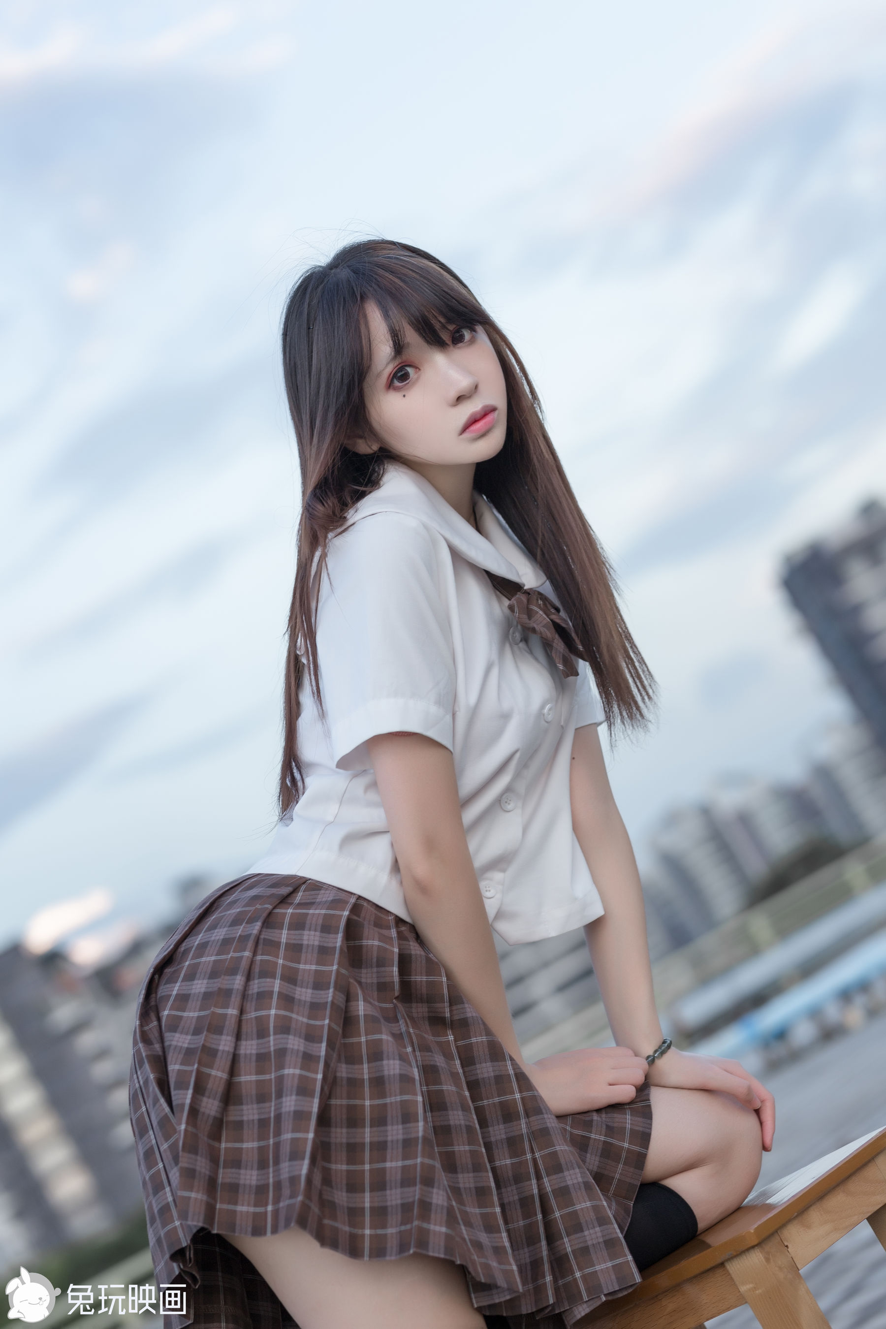 [兔玩映画] - JK制服 Vol.029 忧郁少女_第1张