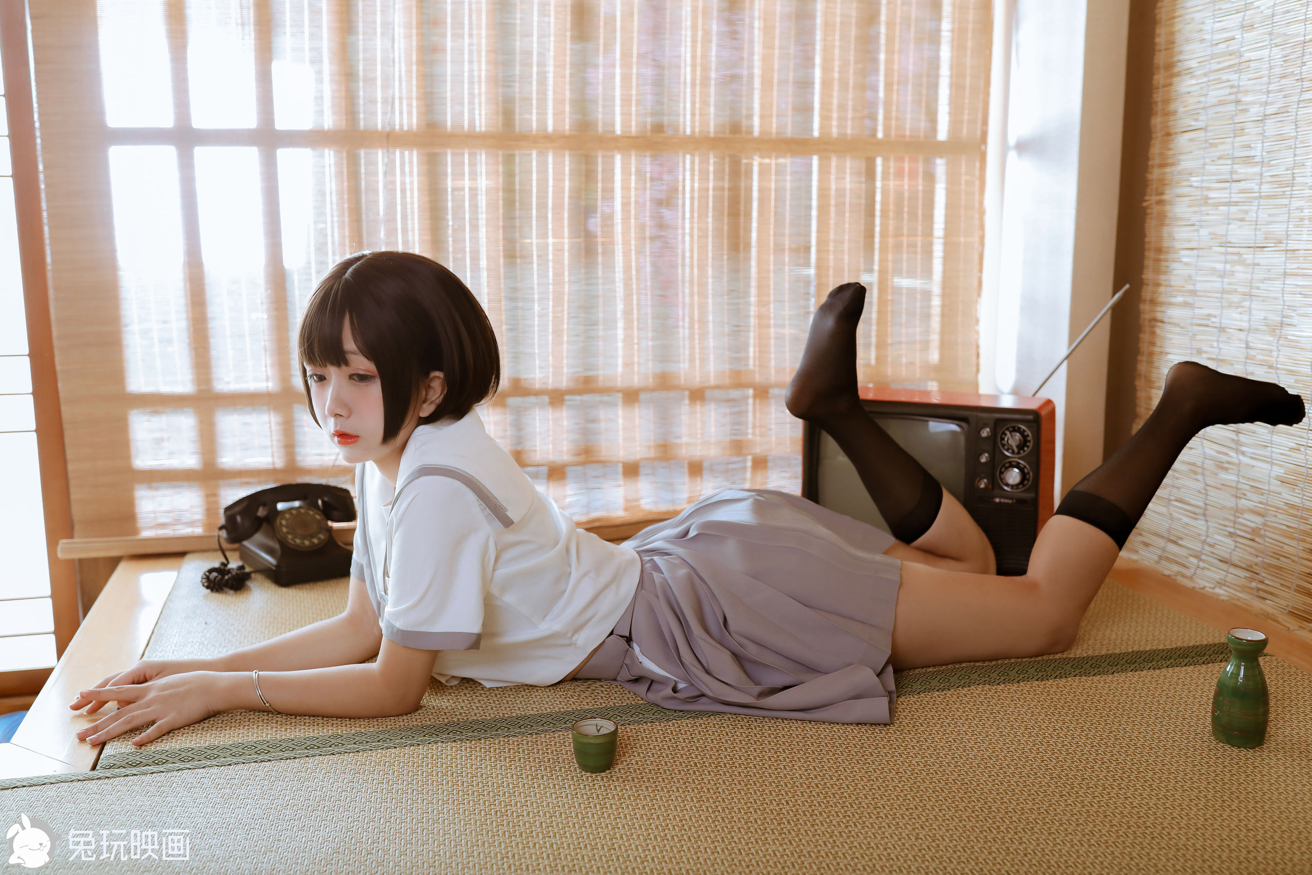 [兔玩映画] - JK制服 Vol.035 和风少女_第3张