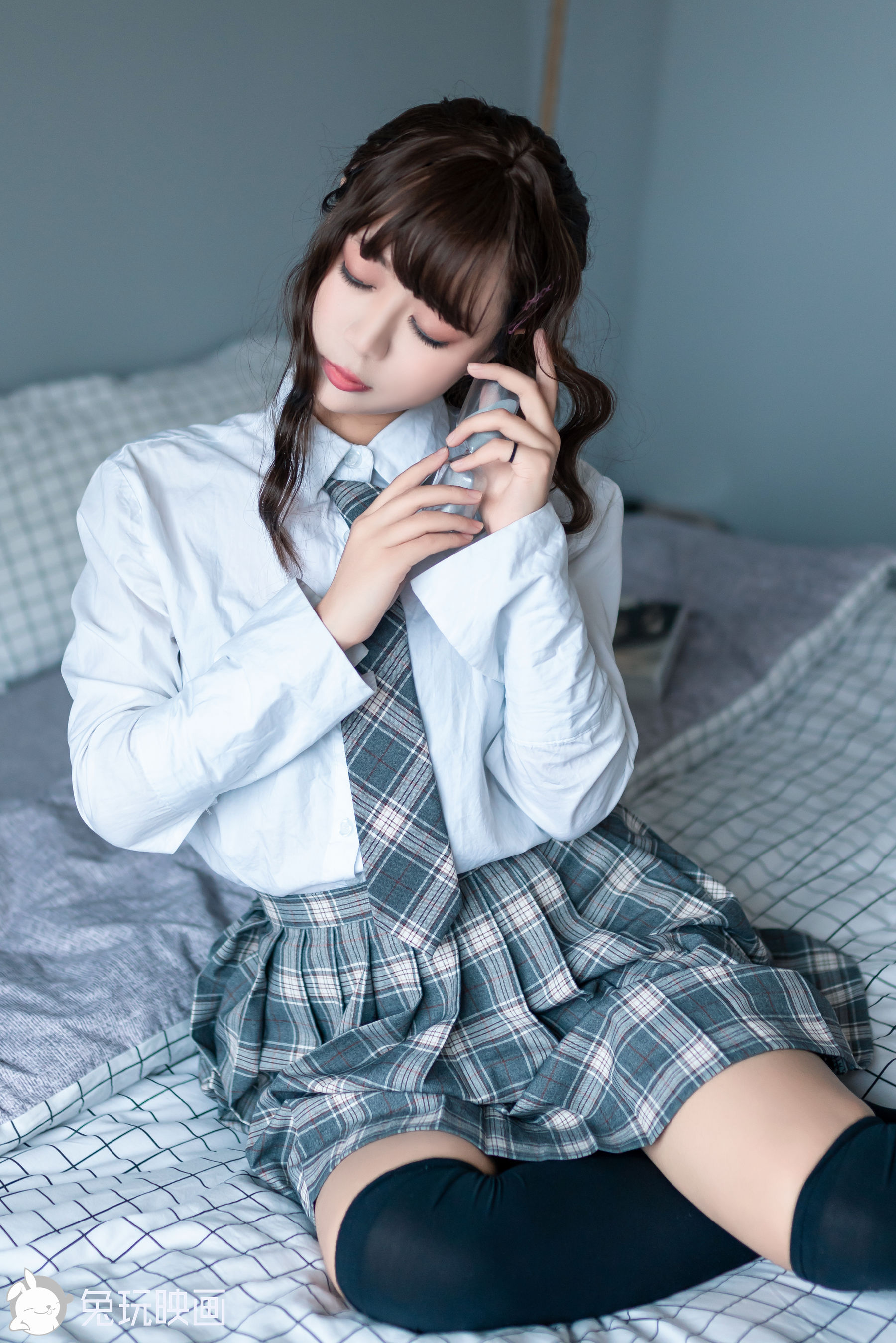 [兔玩映画] - JK制服 Vol.037 冬日民居_第5张