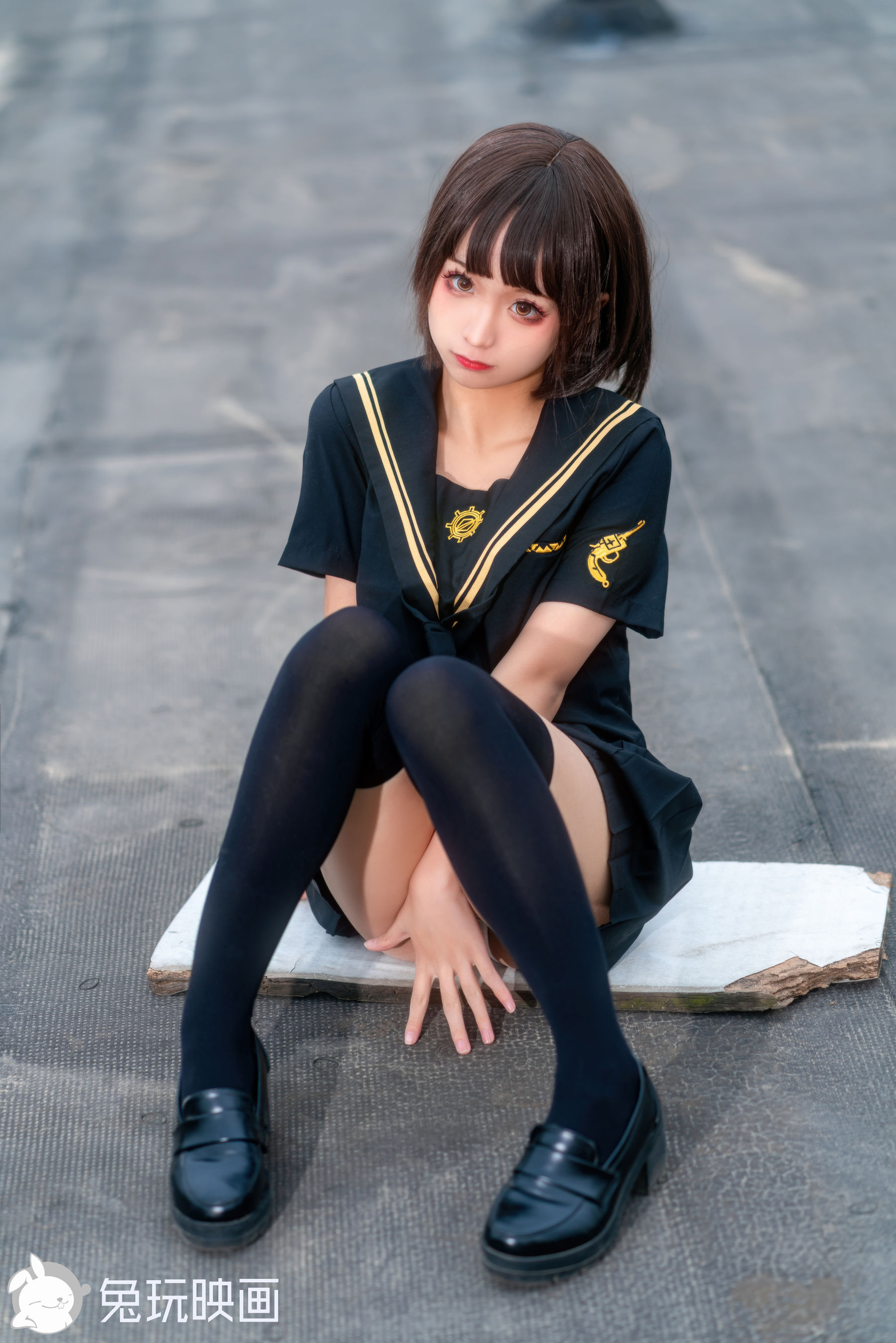 [兔玩映画] - JK制服 Vol.041 天台学妹_第1张