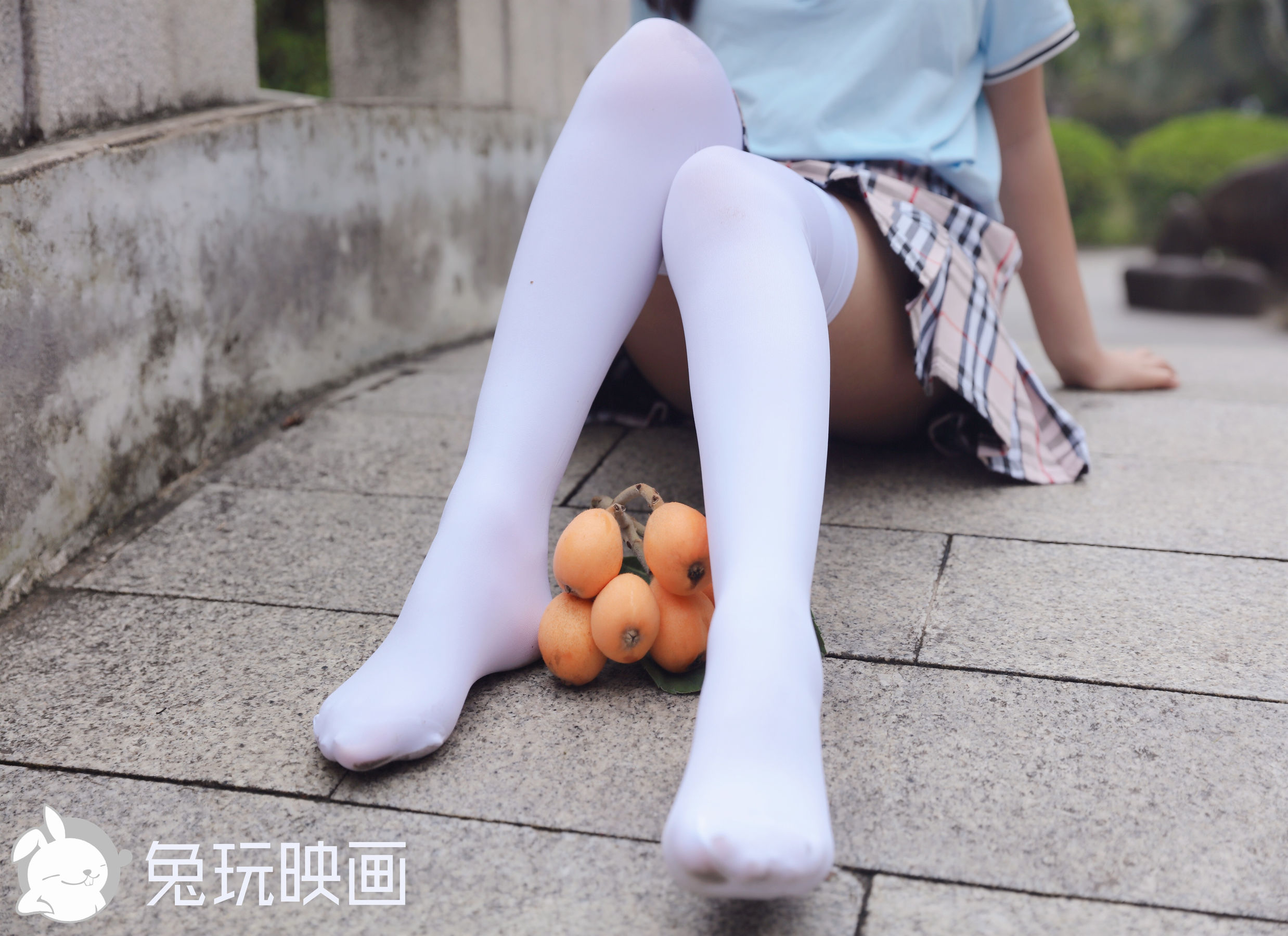 [兔玩映画] - 枇杷和白丝_第3张