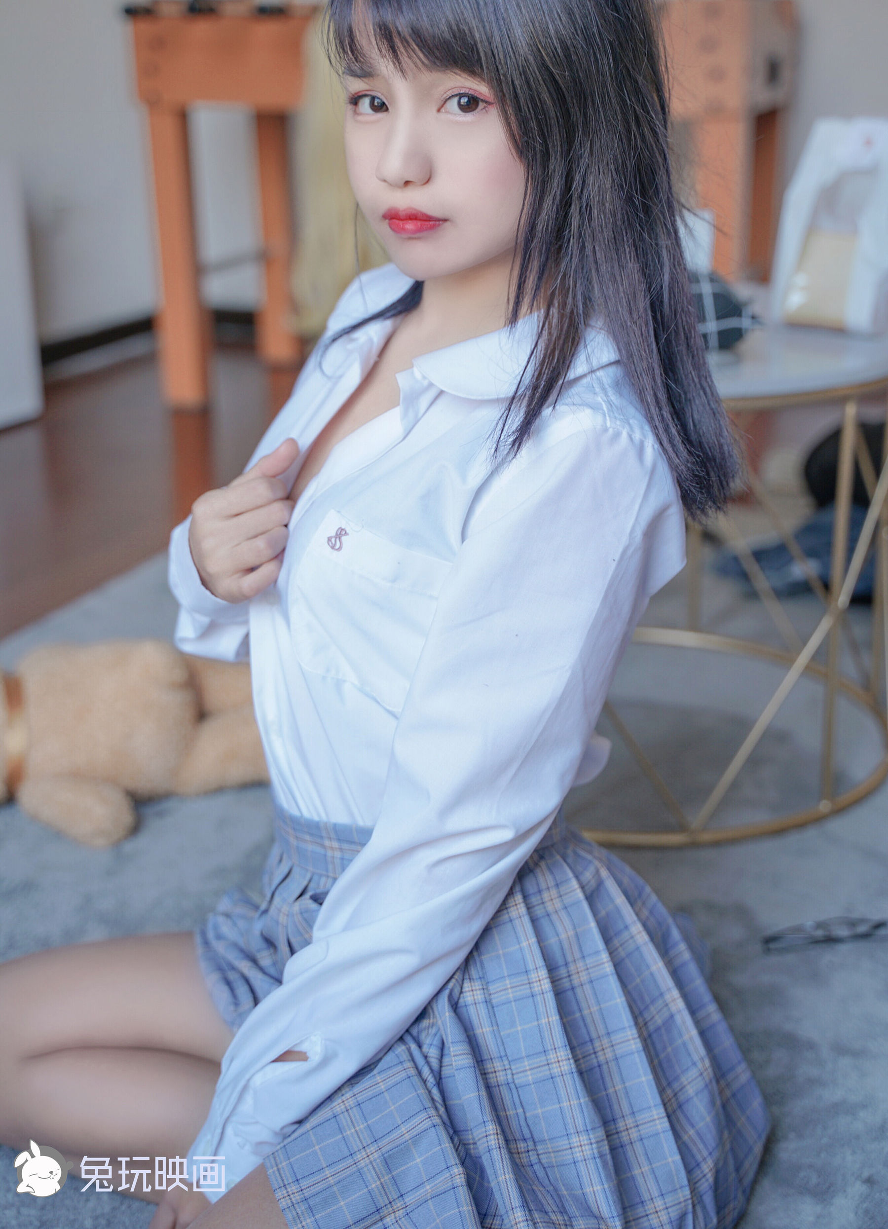 [兔玩映画] - 裸腿制服裙_第5张