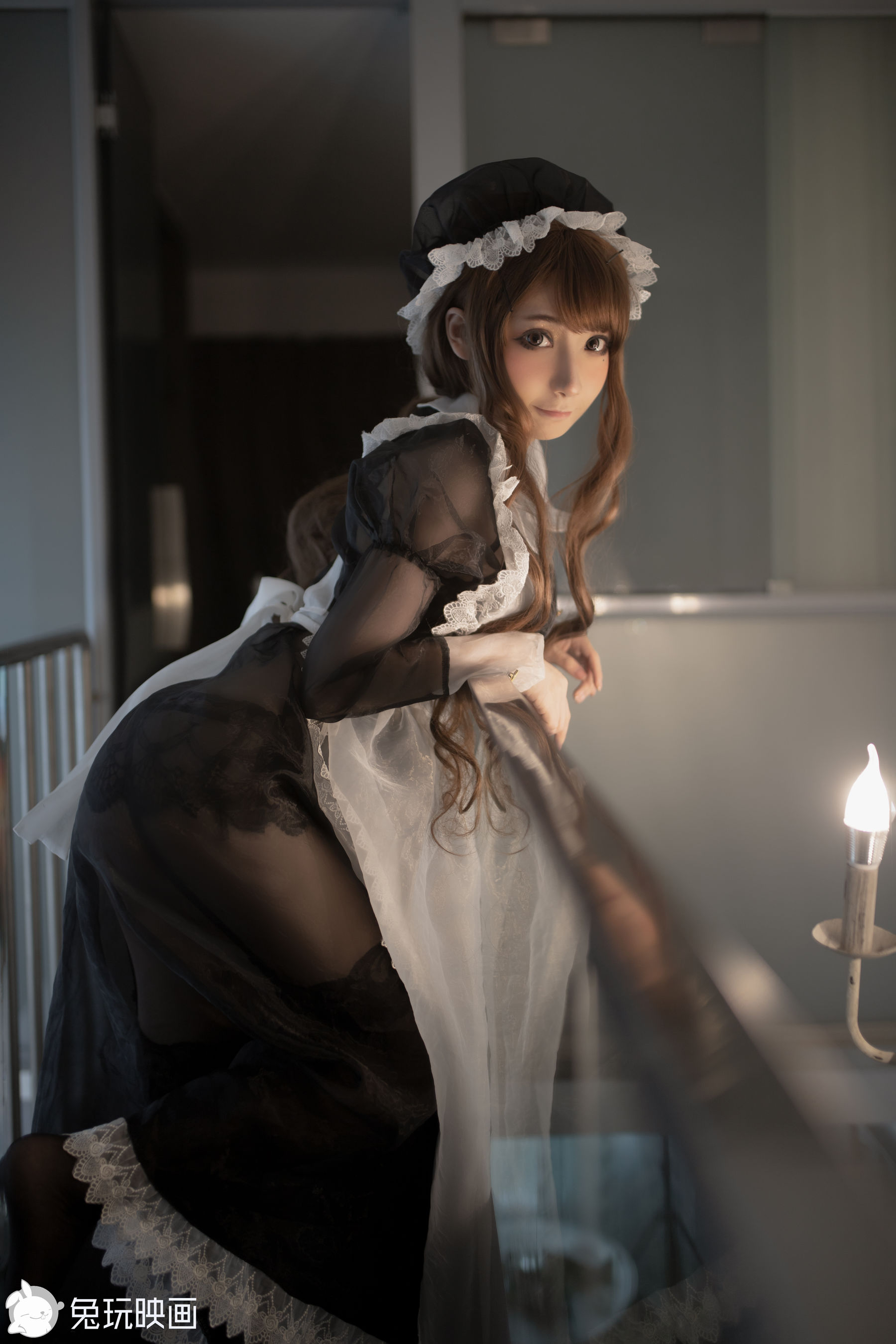 [兔玩映画] - 透明女仆和黑色旗袍_第4张