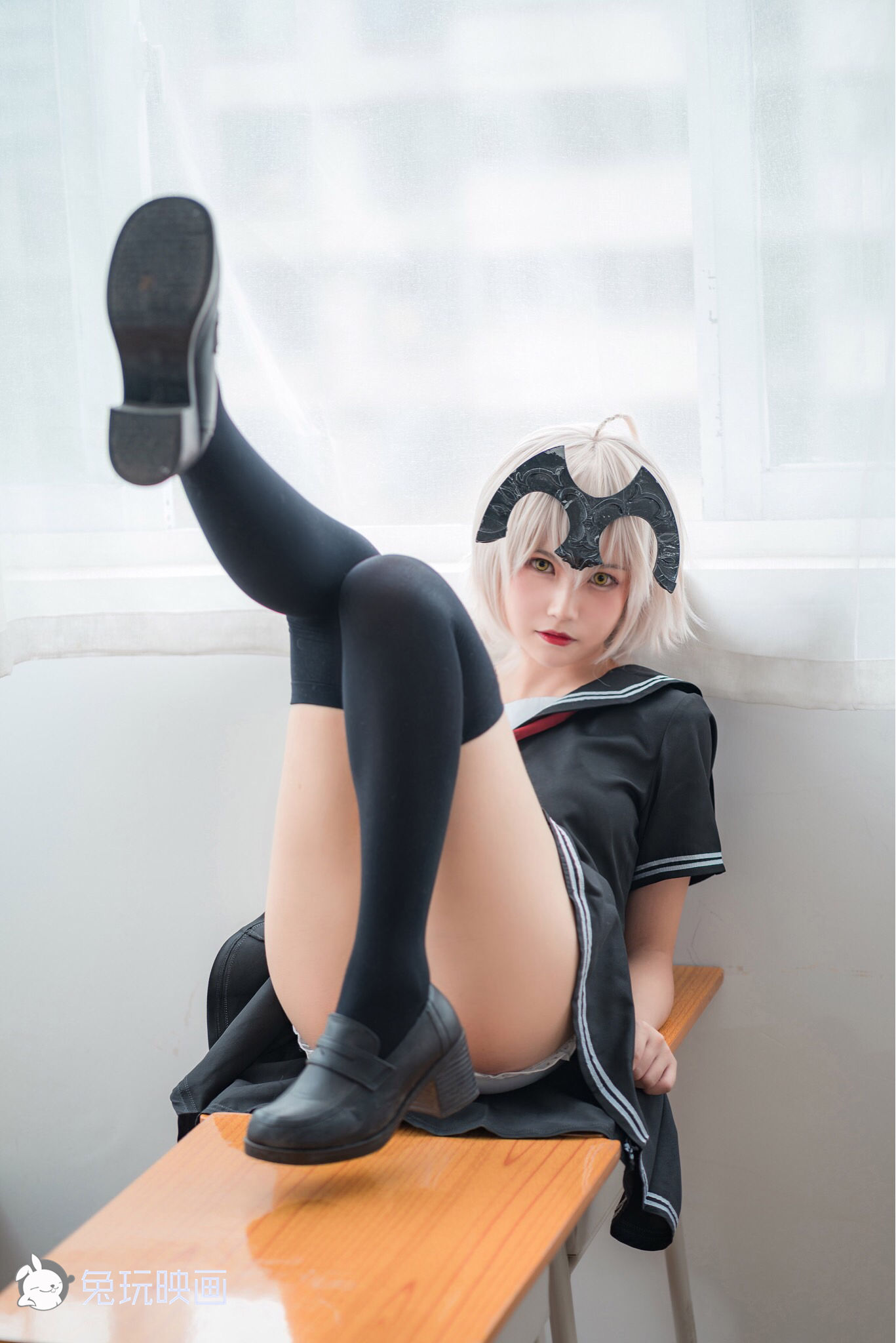 [兔玩映画] - 黑贞校服_第4张