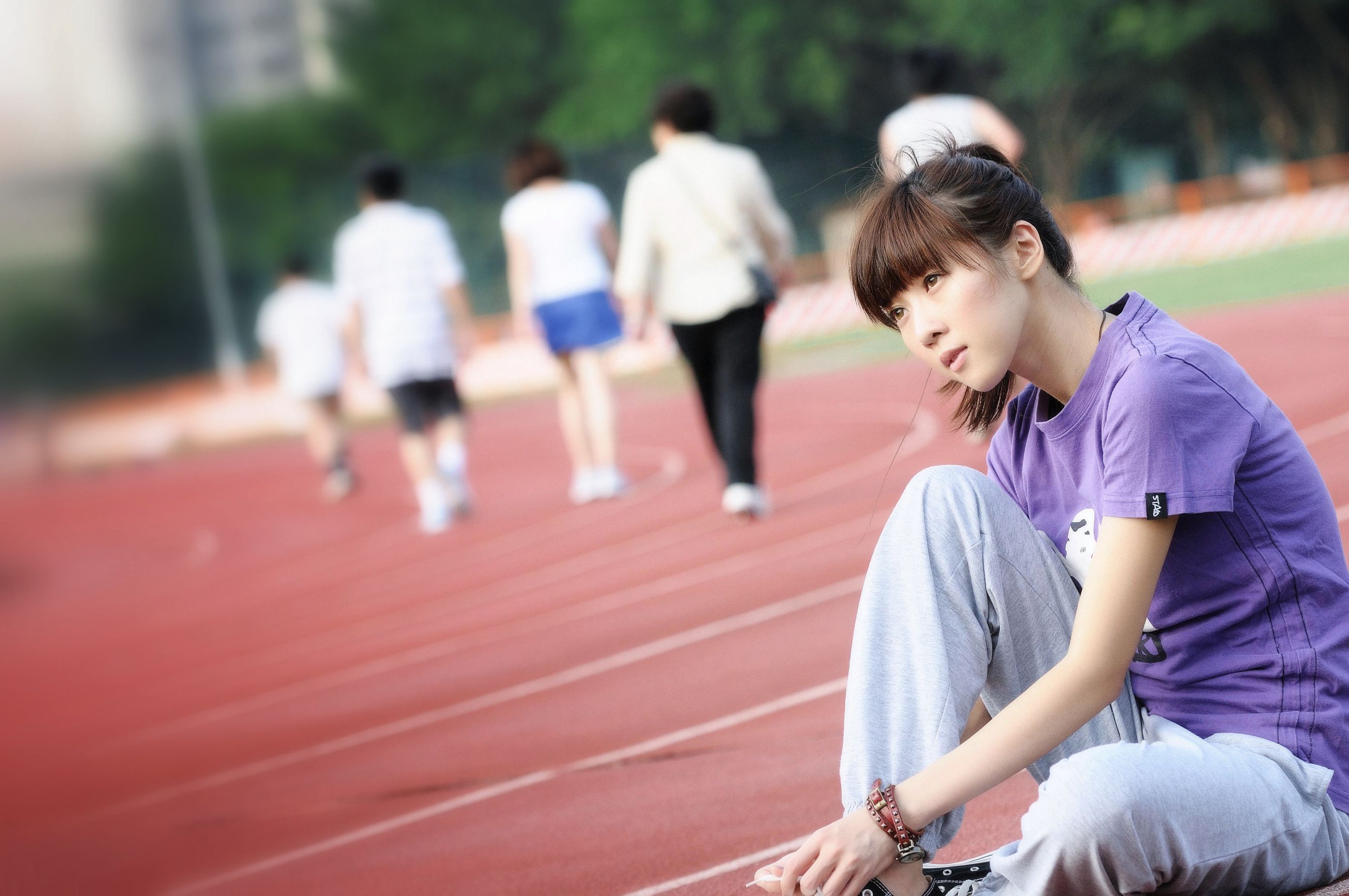 台湾正妹沈喬喬《甜美少女清新外拍图片》写真合集_第4张