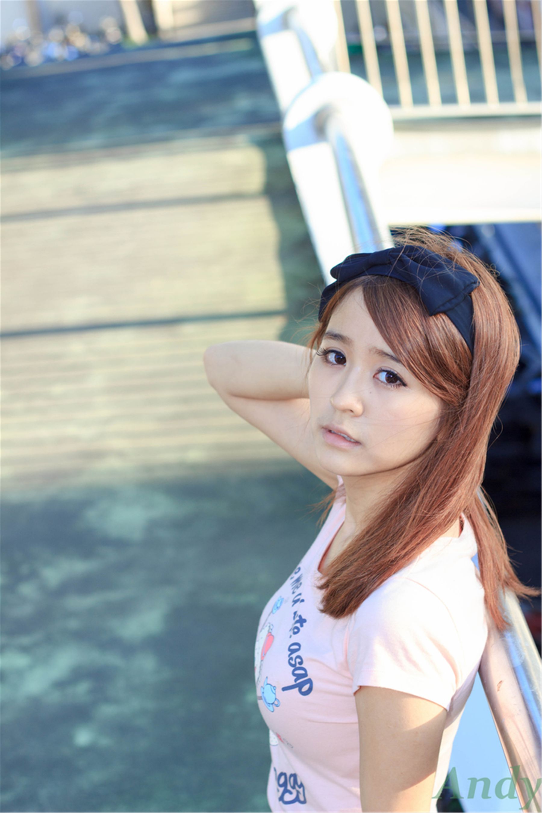 台湾美女模特圈圈/郭燕陵《校园时光》_第5张